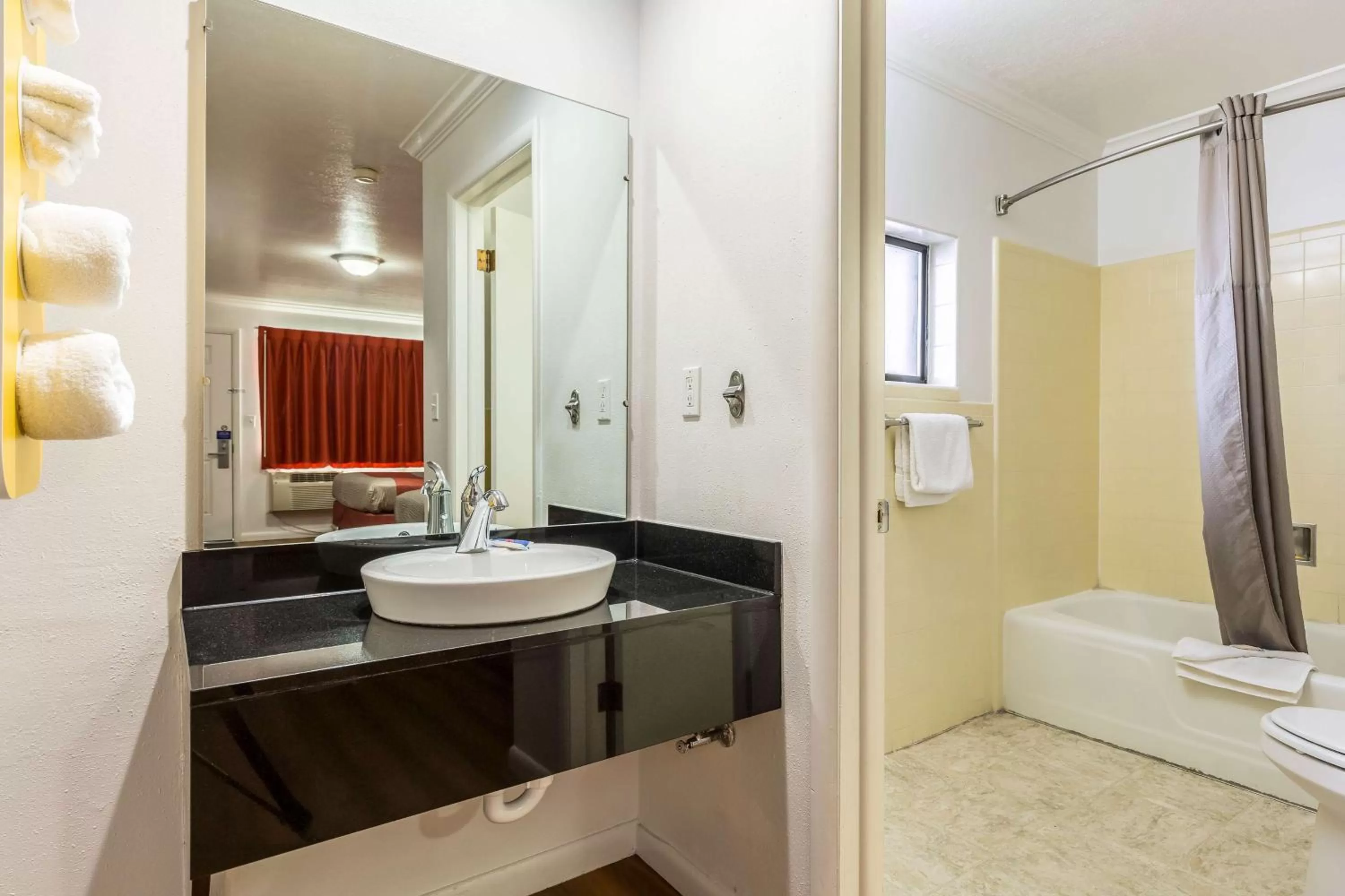 Toilet in Motel 6 Tremonton, Utah