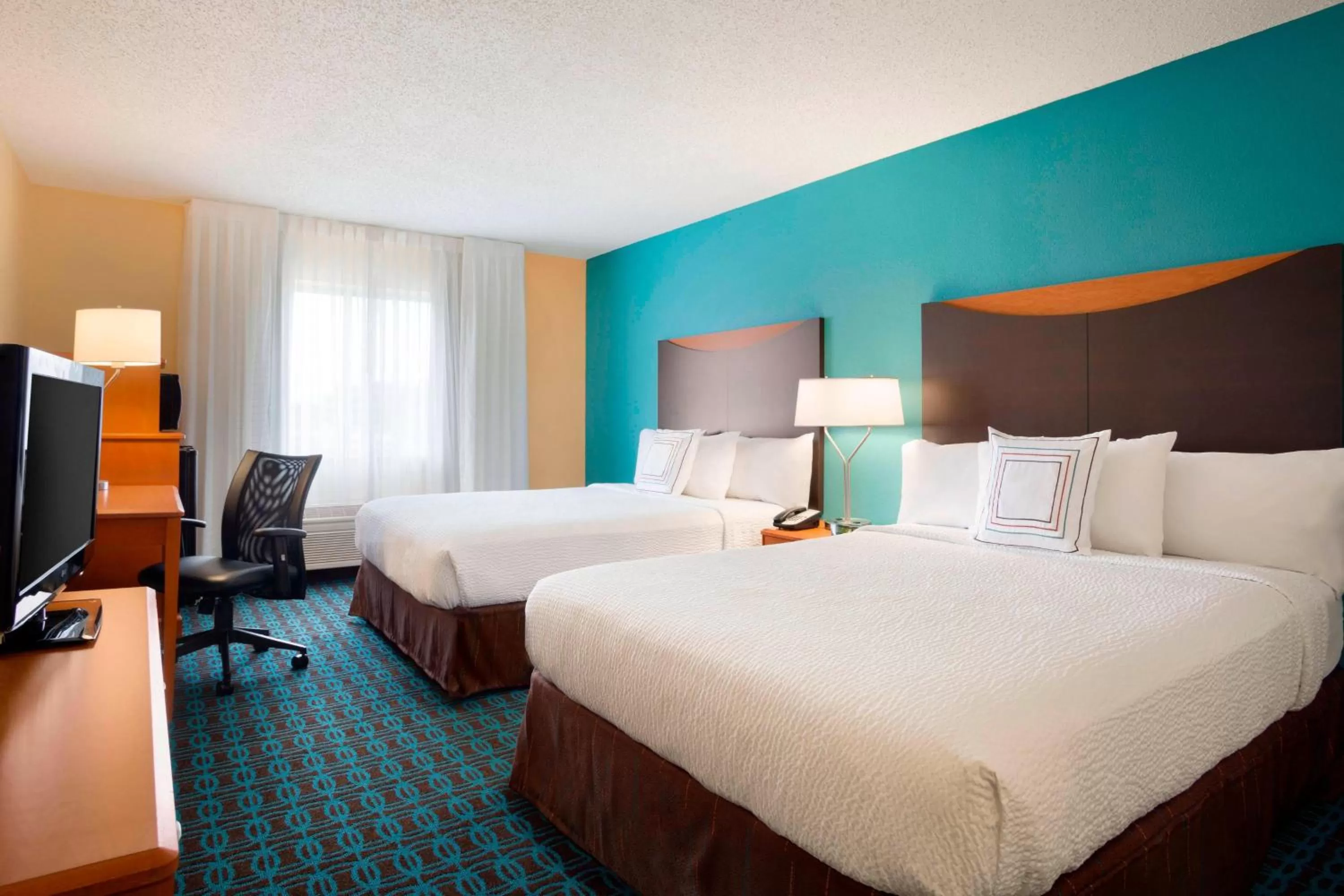 Queen Room with Two Queen Beds - Hearing Accessible in Fairfield Inn & Suites Fort Worth University Drive