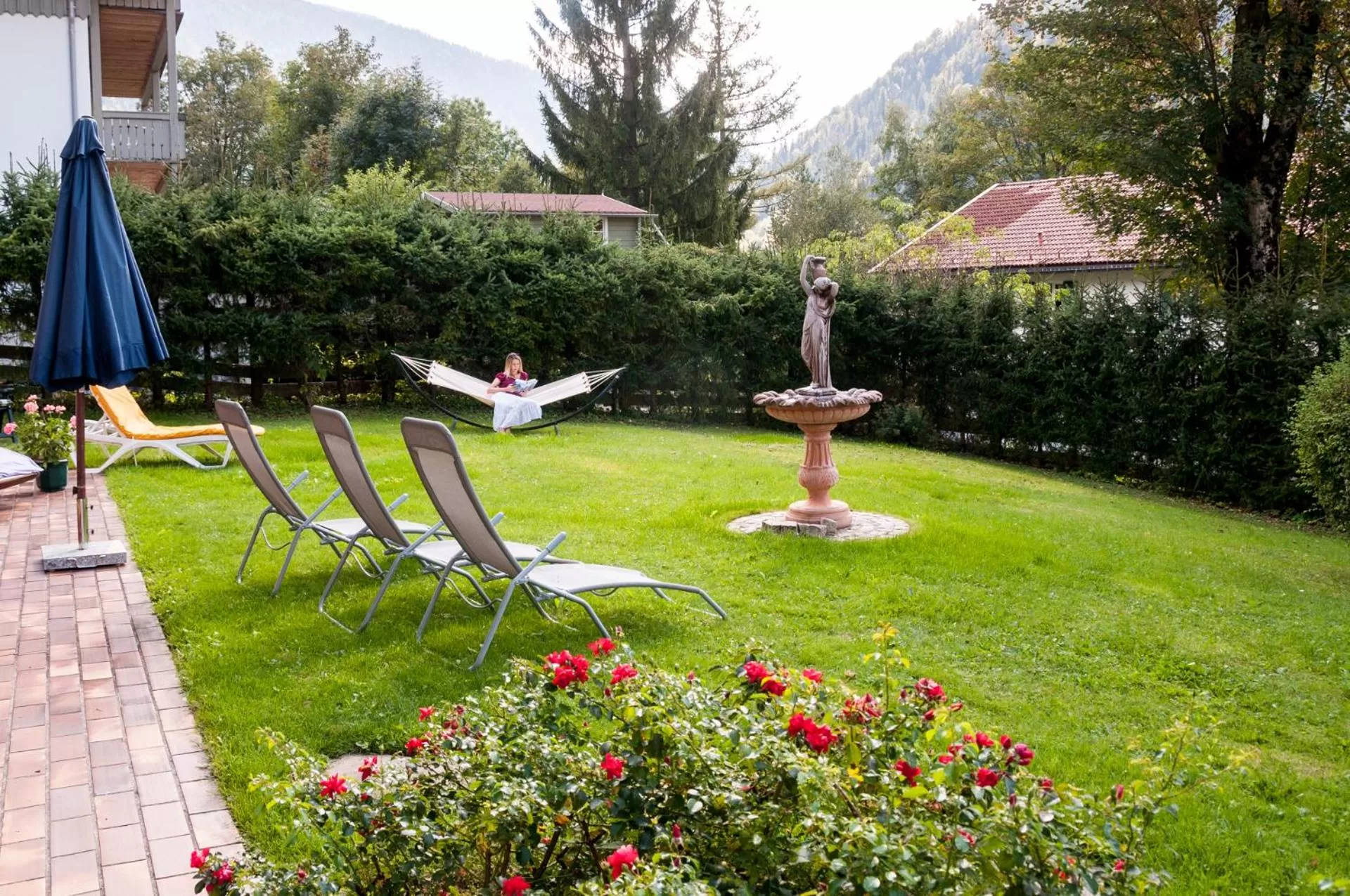 Garden in Hotel Effland -Sauna -Pool