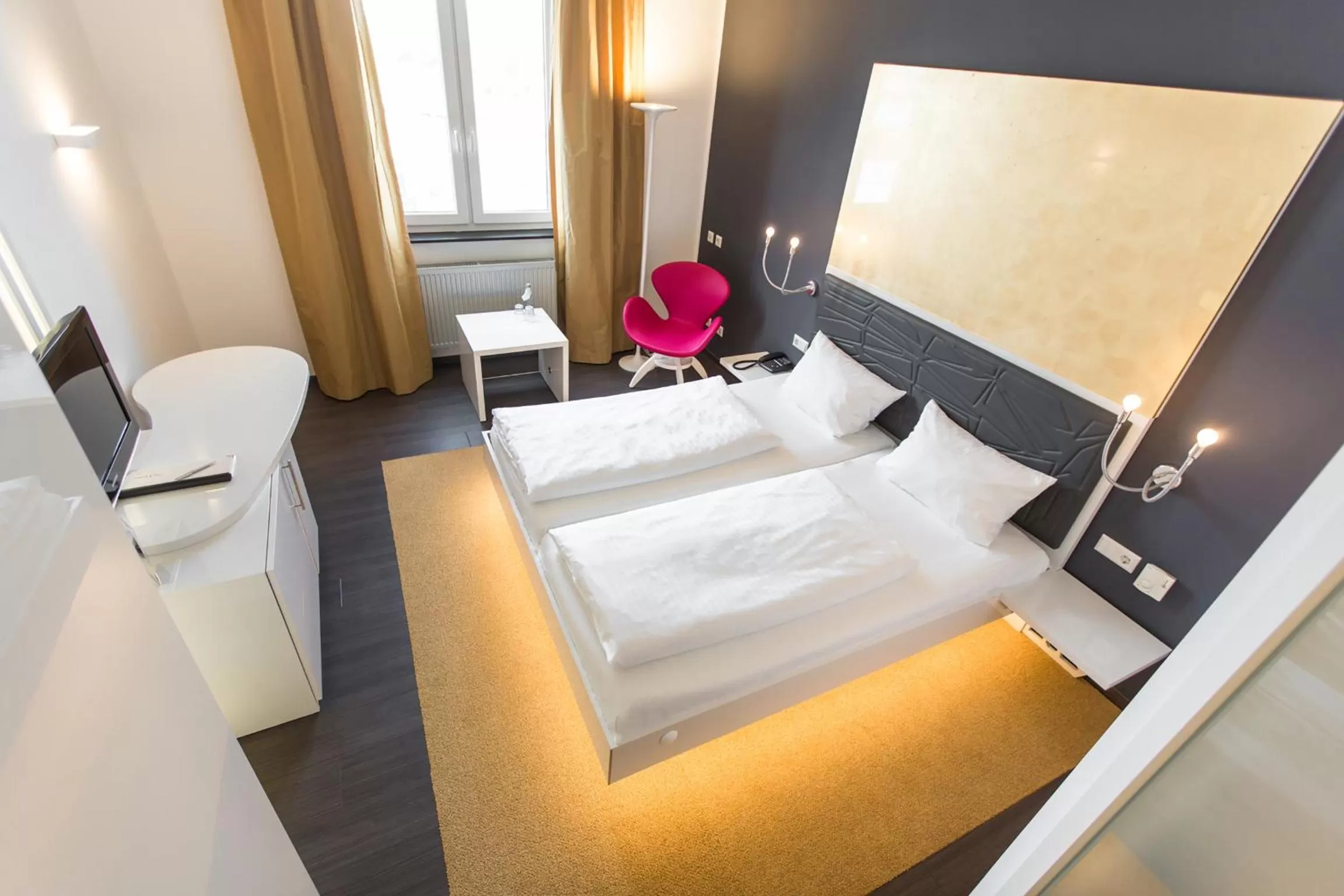 Bed in Hotel Sinsheim