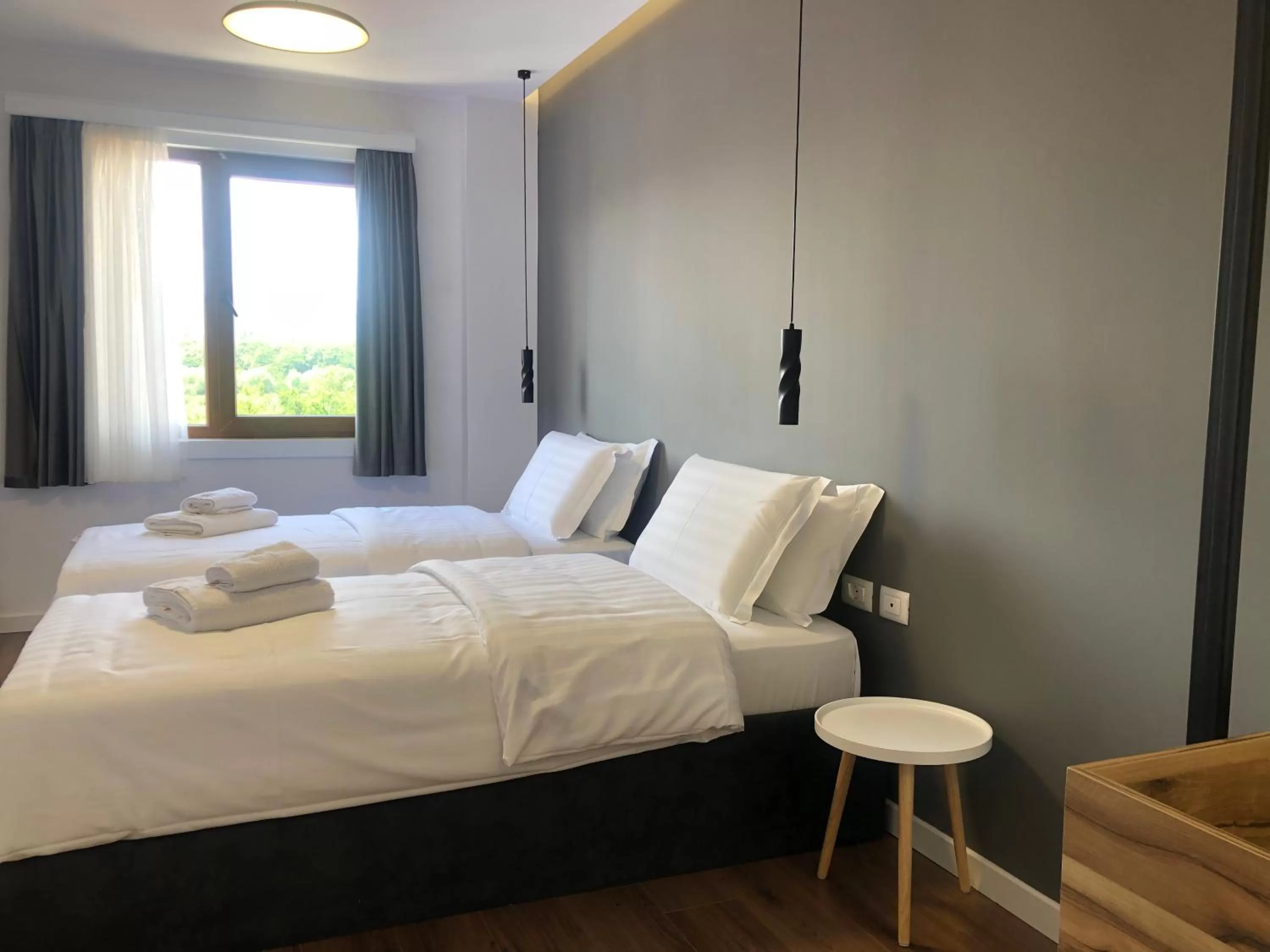 Bed in Grand Hotel Pogradec