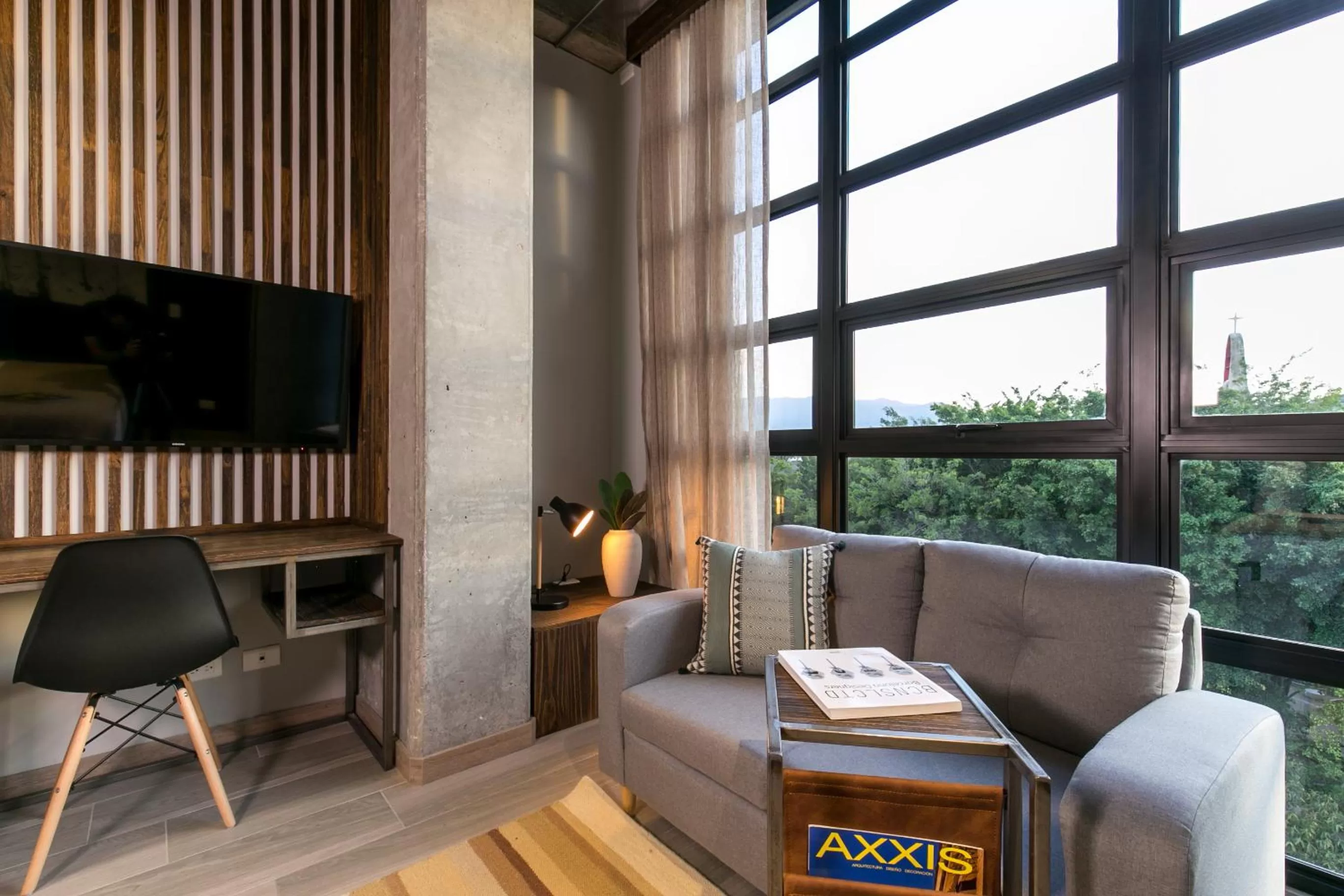 TV and multimedia in Factory Lofts Hotel