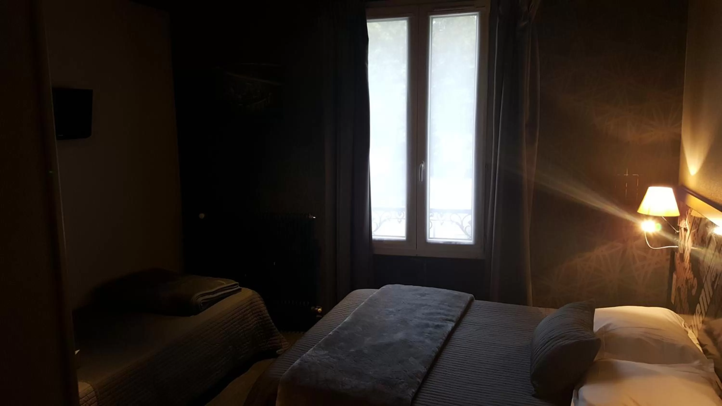 Photo of the whole room, Bed in Café Hôtel de l'Avenir