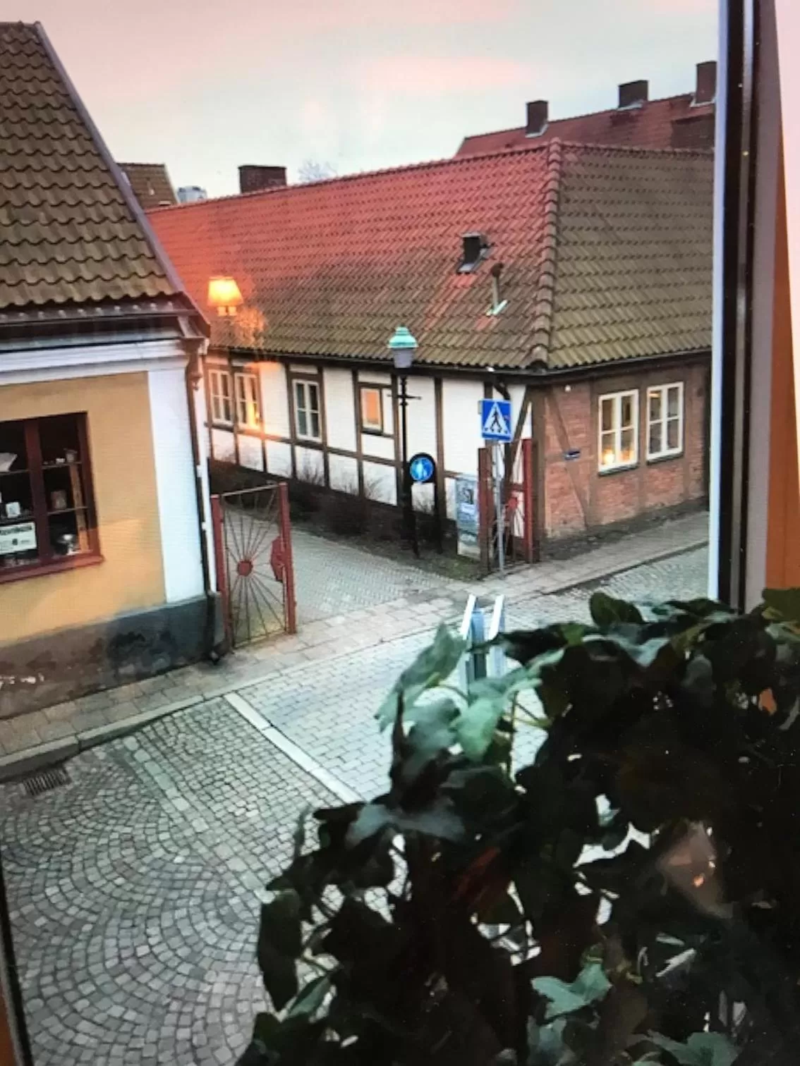 Quiet street view in Hotell Bäckagården