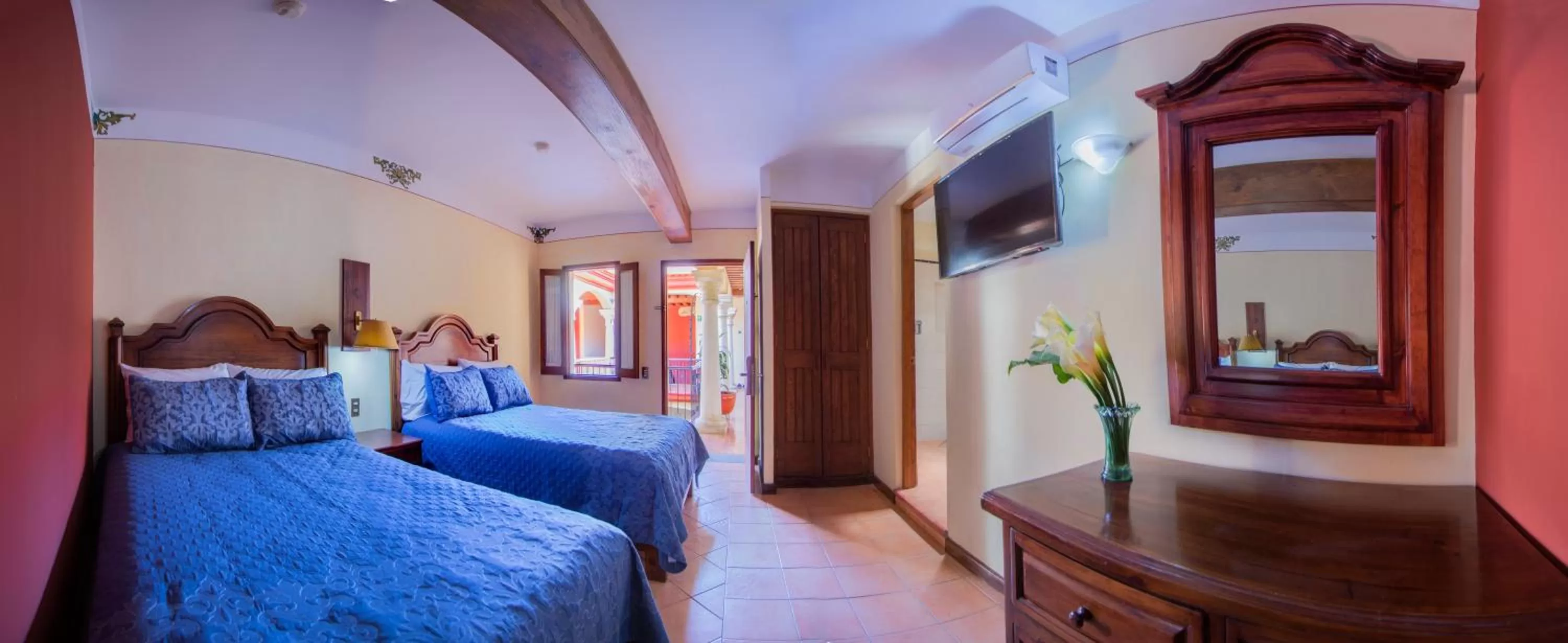 Twin Room in Hotel Casa Barrocco Oaxaca