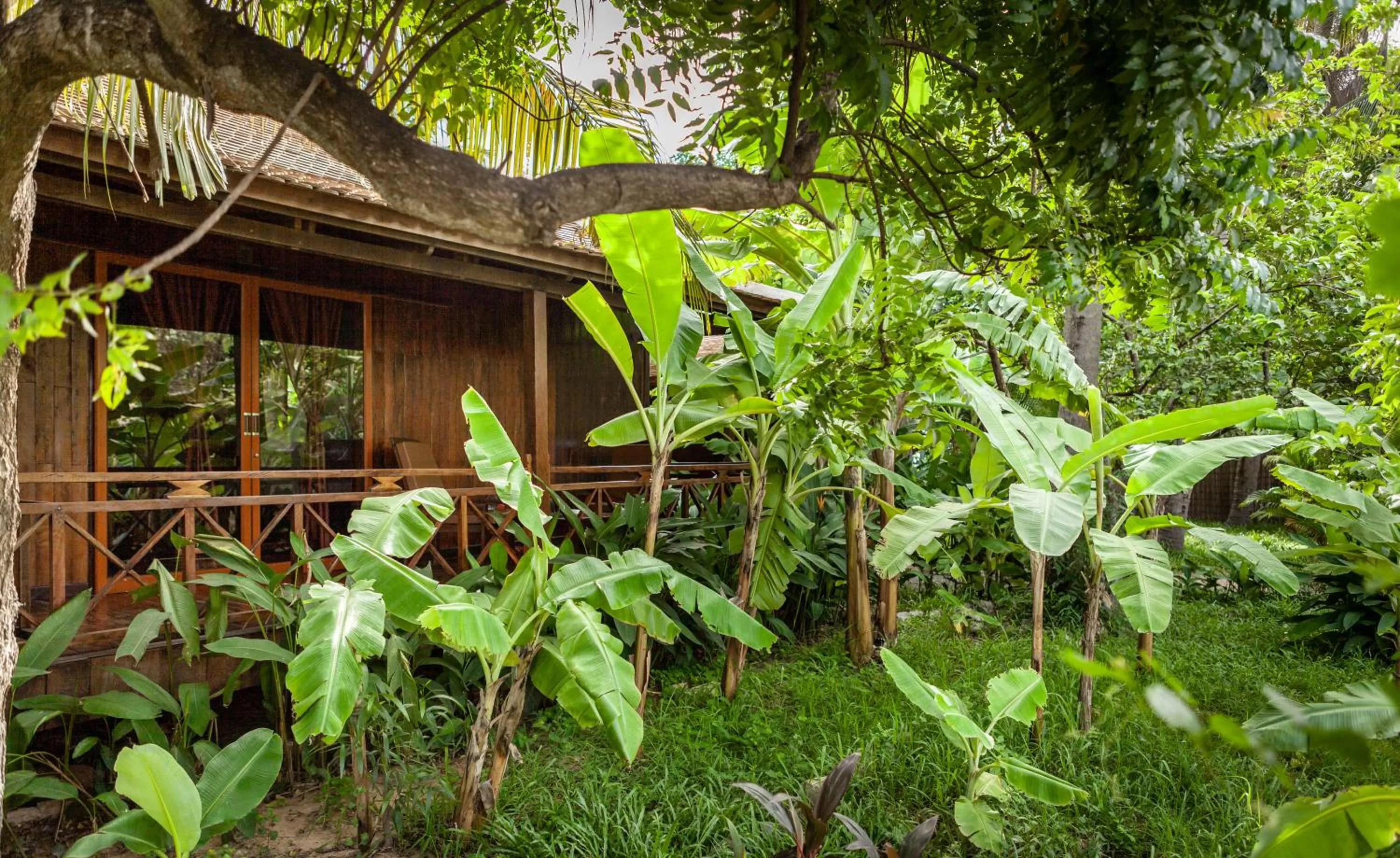 Garden in Authentic Khmer Village Resort