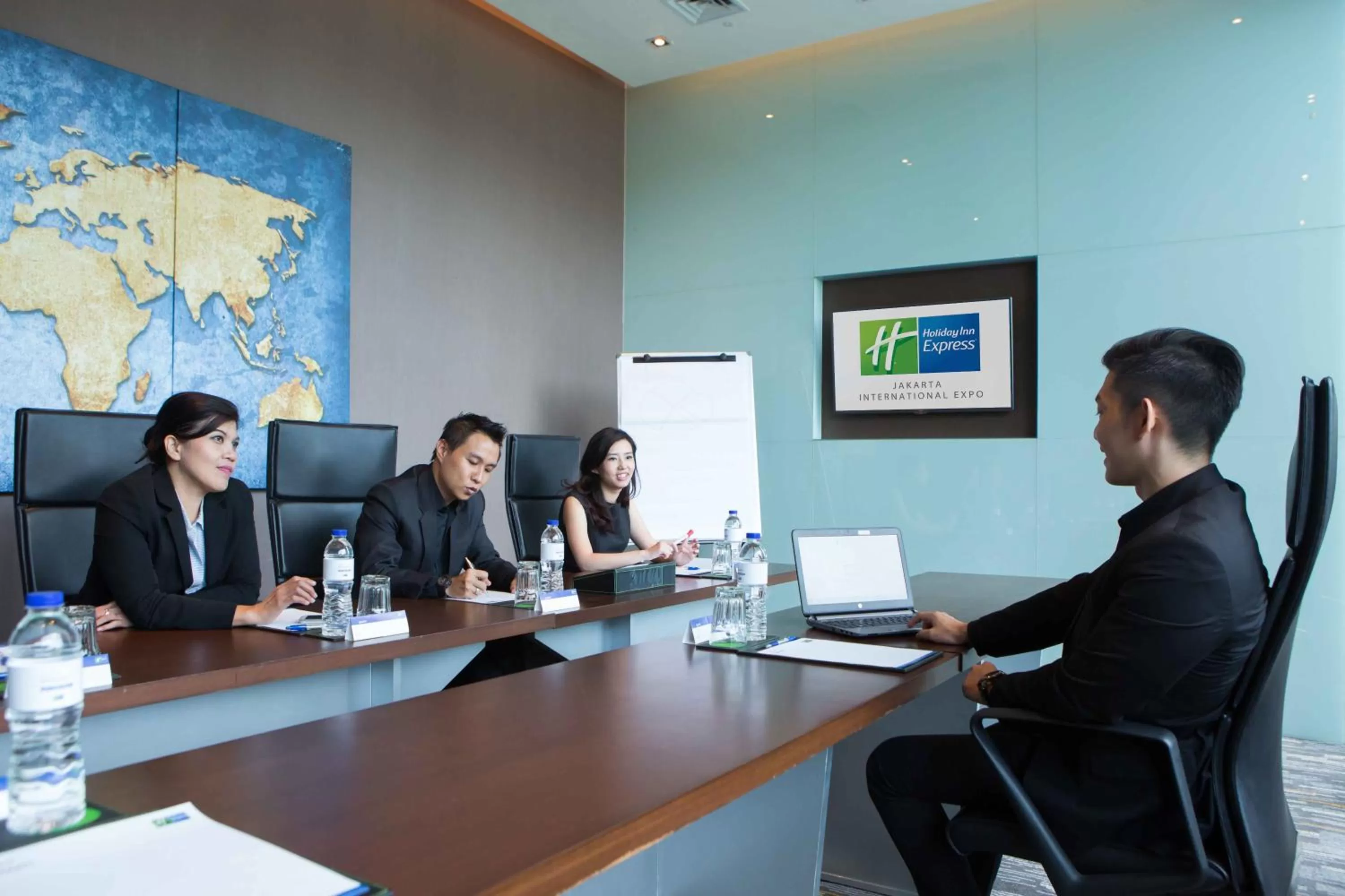 People in Holiday Inn Express Jakarta International Expo by IHG