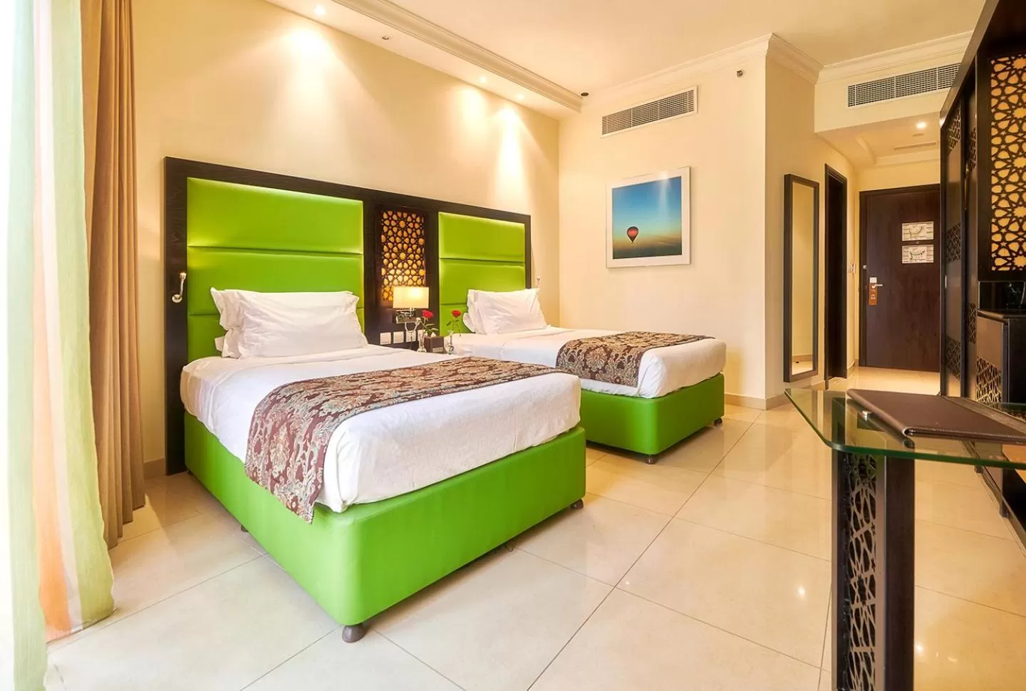 Bedroom, Bed in Bahi Ajman Palace Hotel