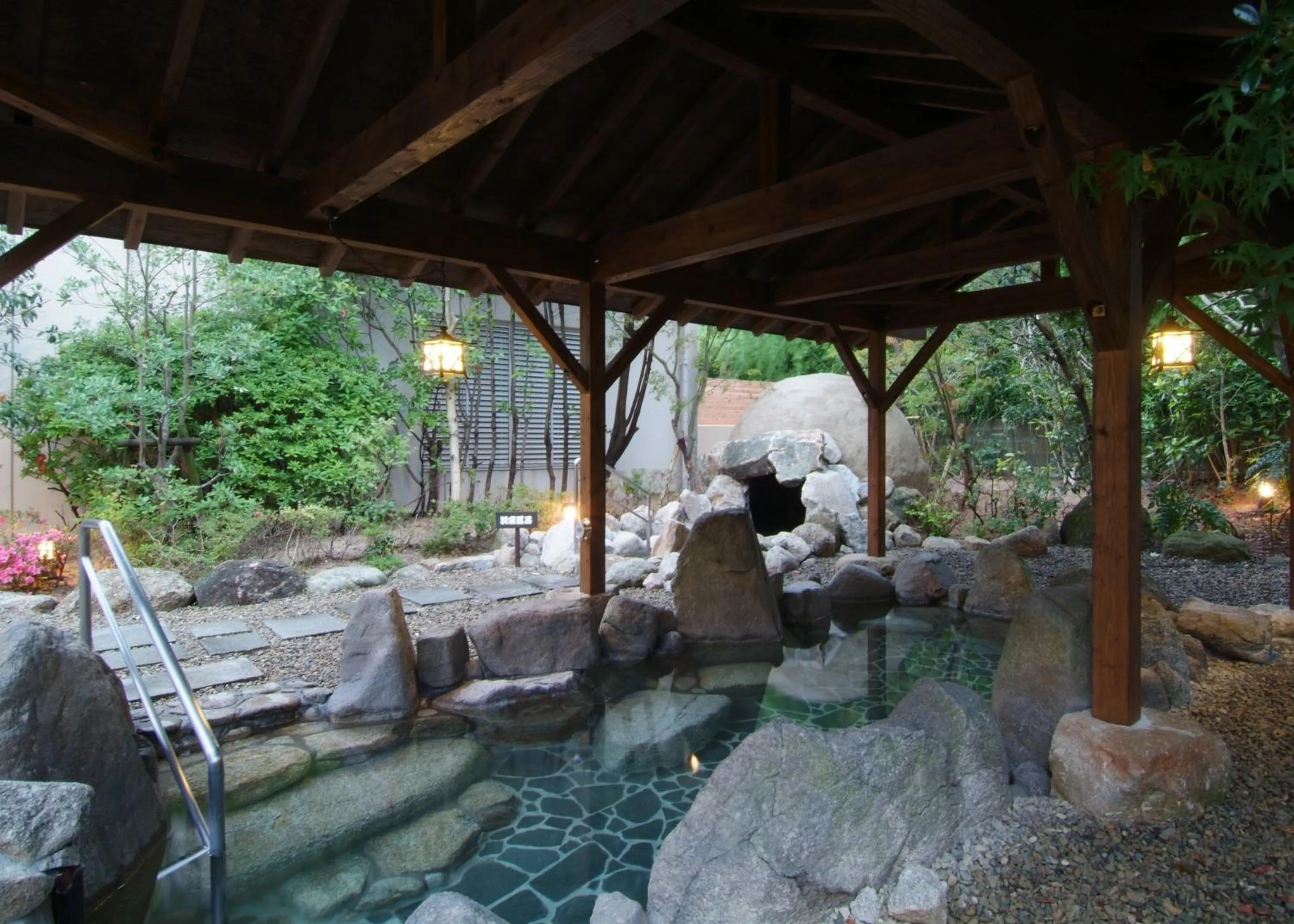 Open Air Bath in Route Inn Grantia Fukuoka Miyawaka - Wakita Onsen