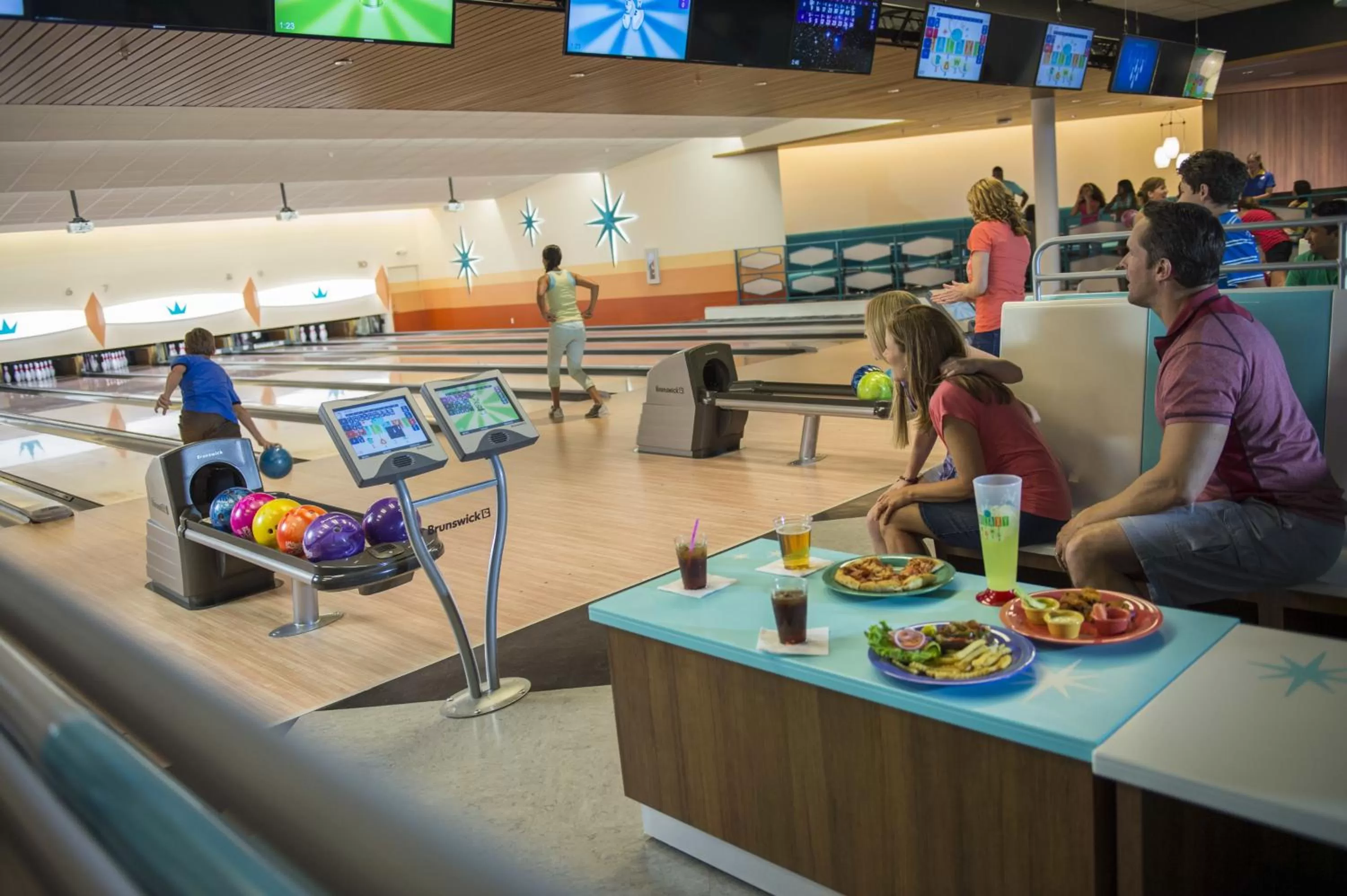 Bowling in Universal's Cabana Bay Beach Resort