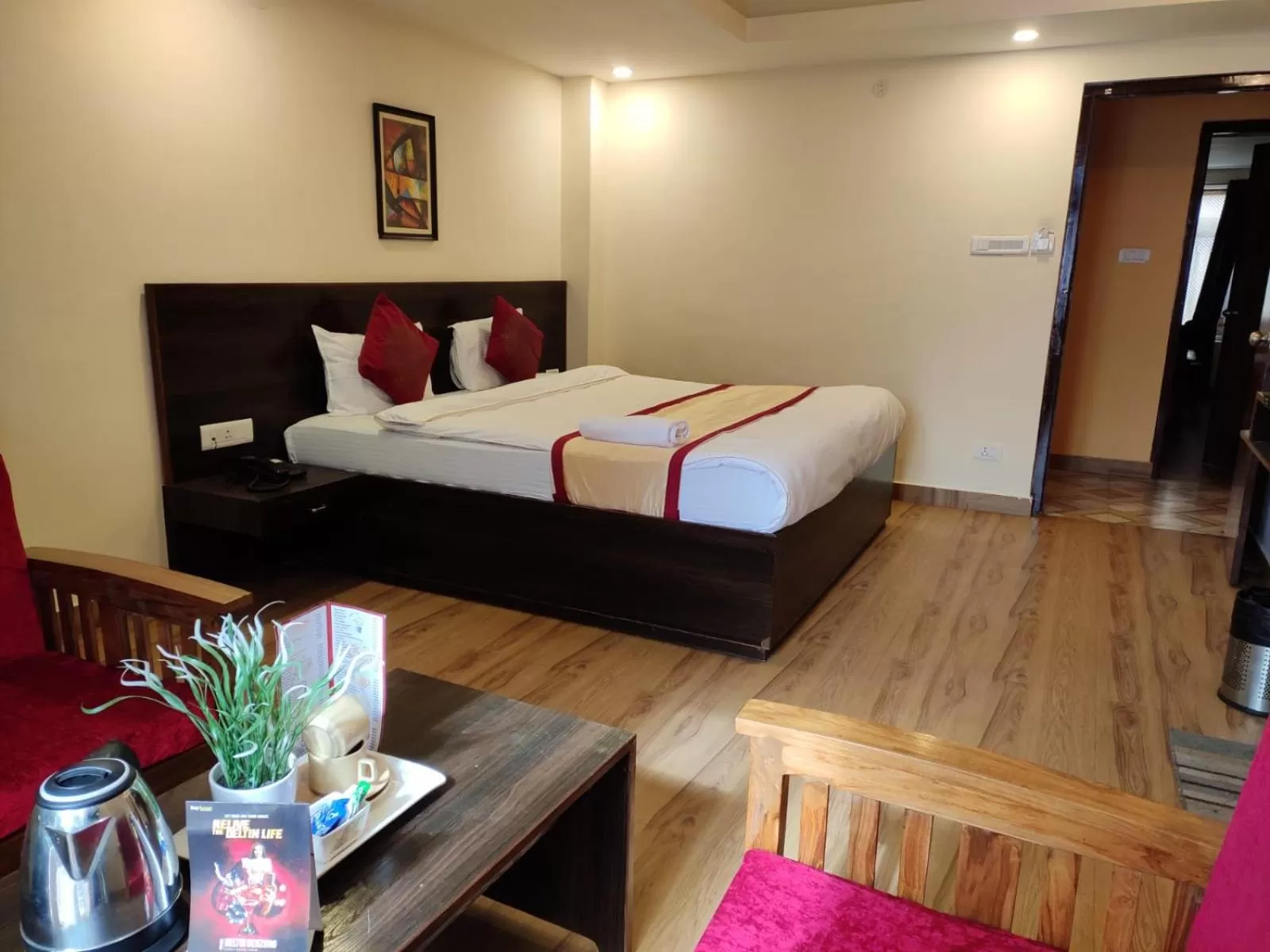 Bed in Hotel The Narayani Continental