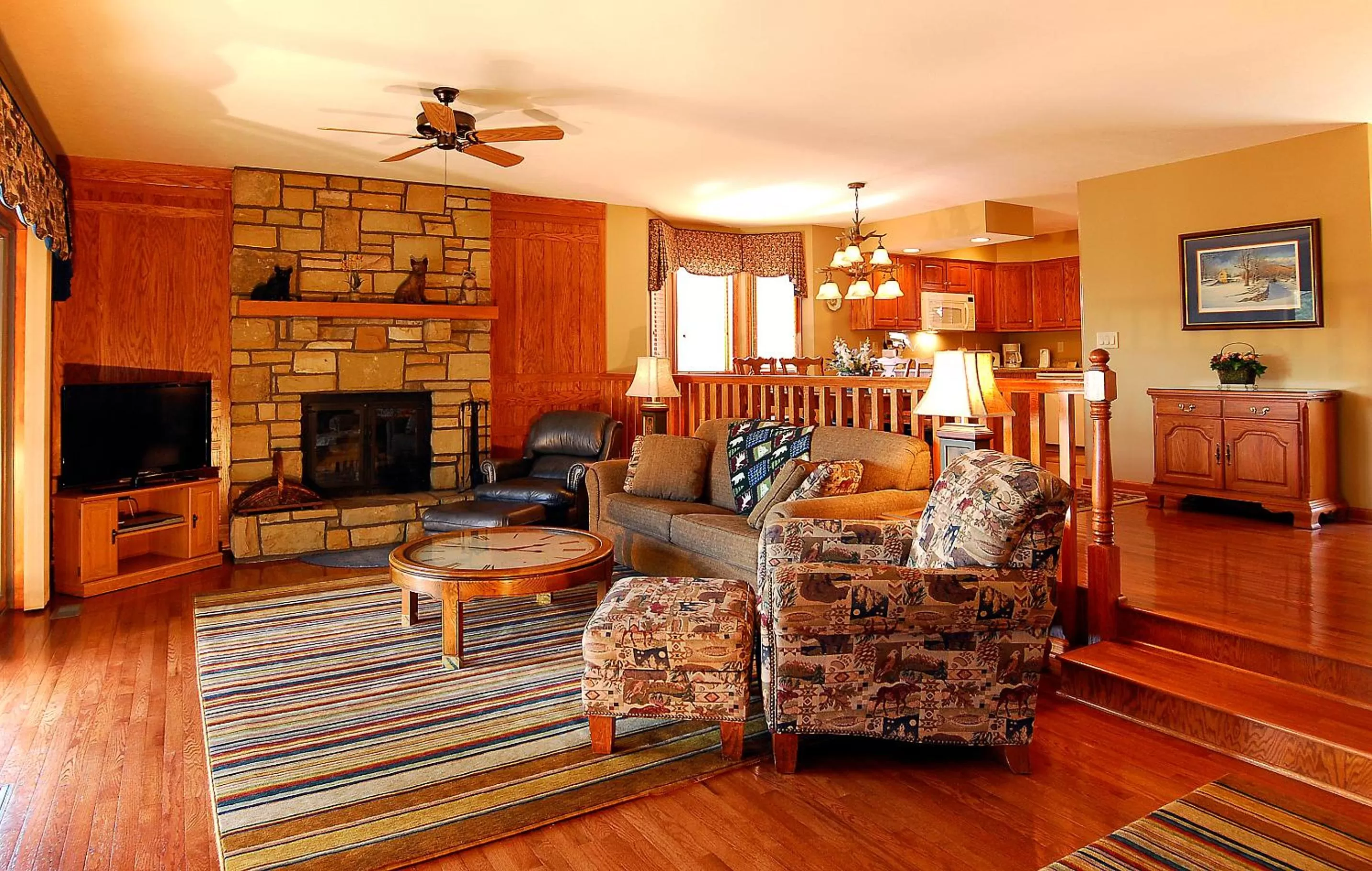 Living room, Seating Area in Chetola Resort Condominiums