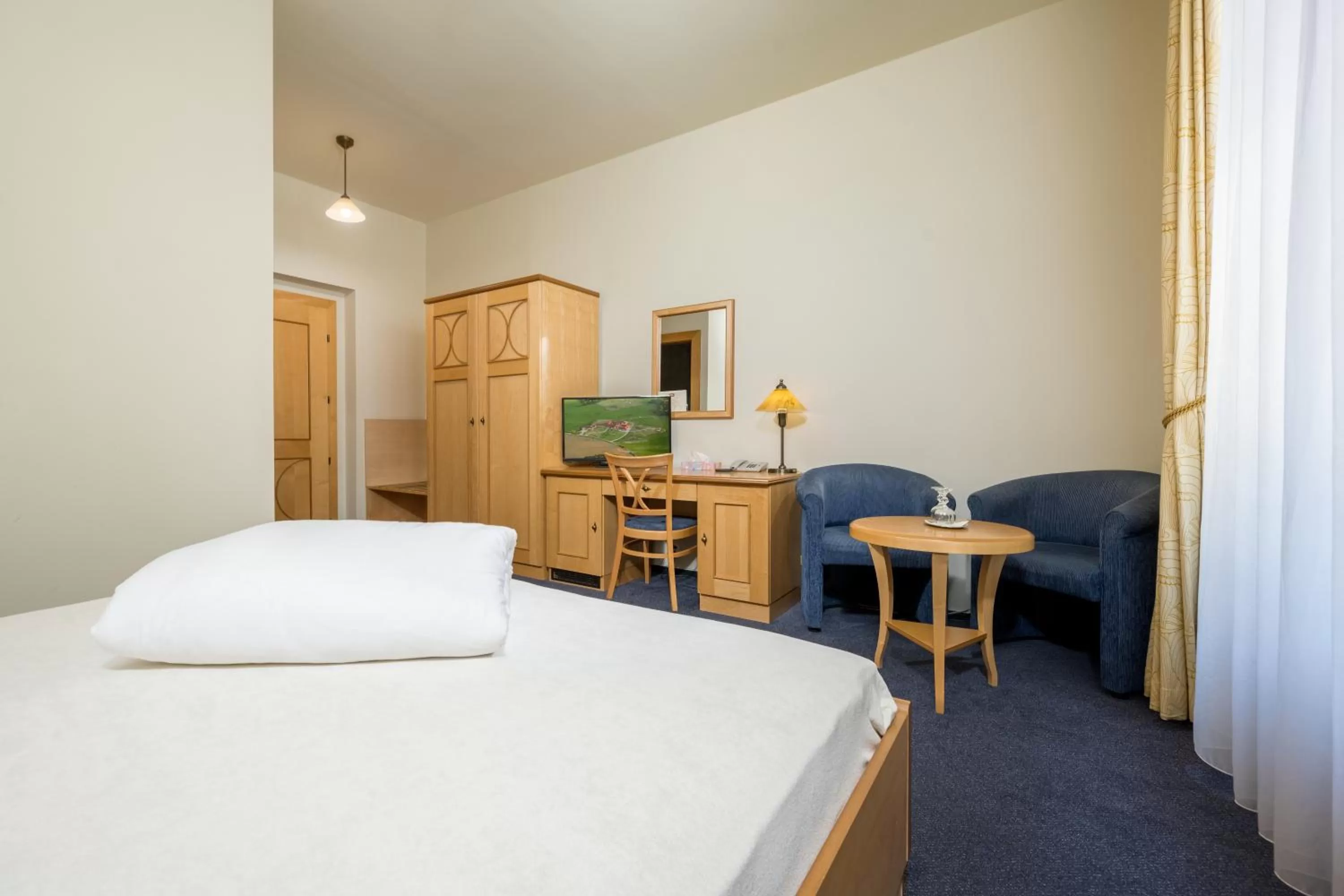 Bed in Hotel Zlaty Lev