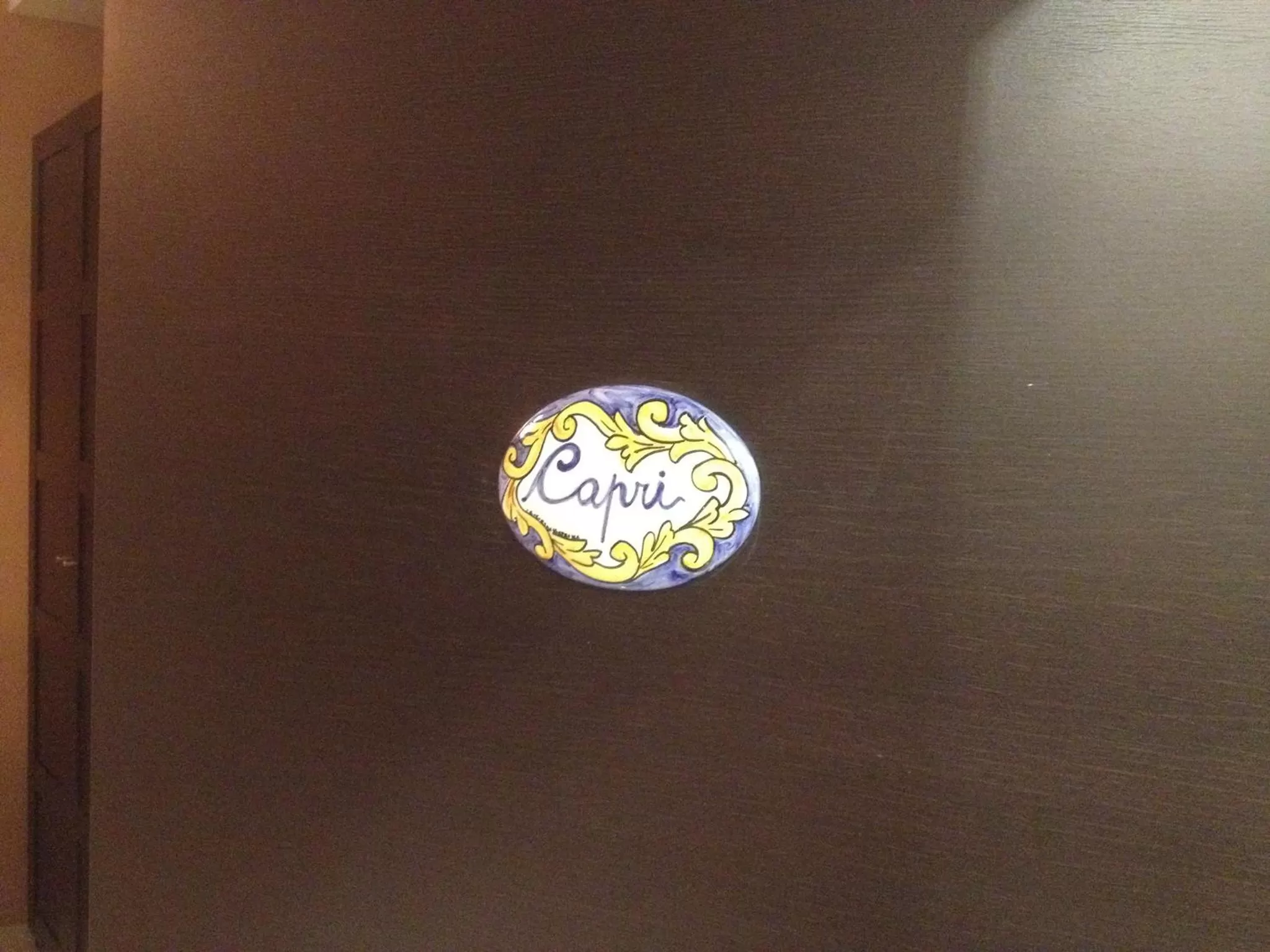 Decorative detail in Terrazza Partenopea