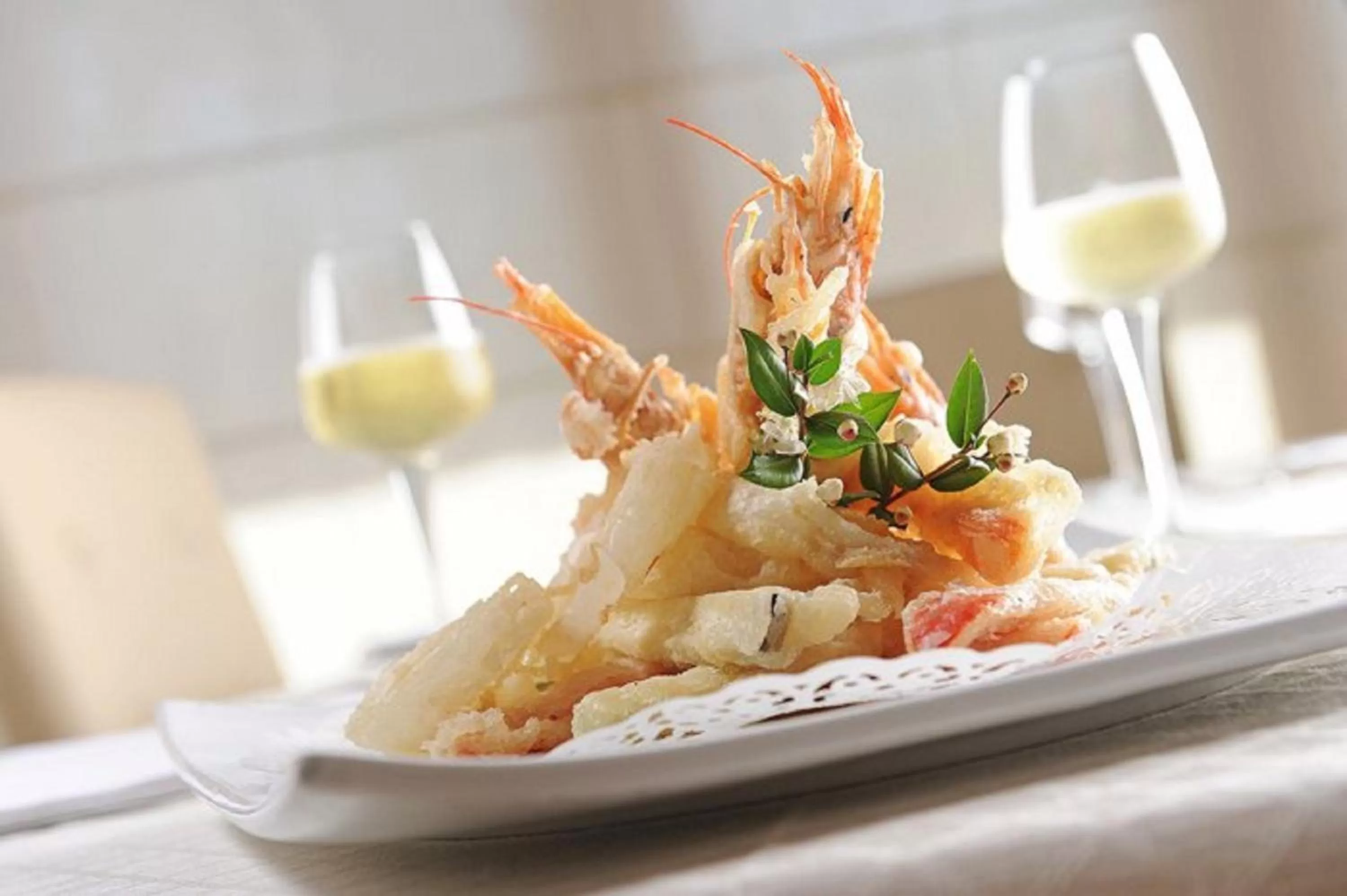 Food close-up in Palazzo Pischedda