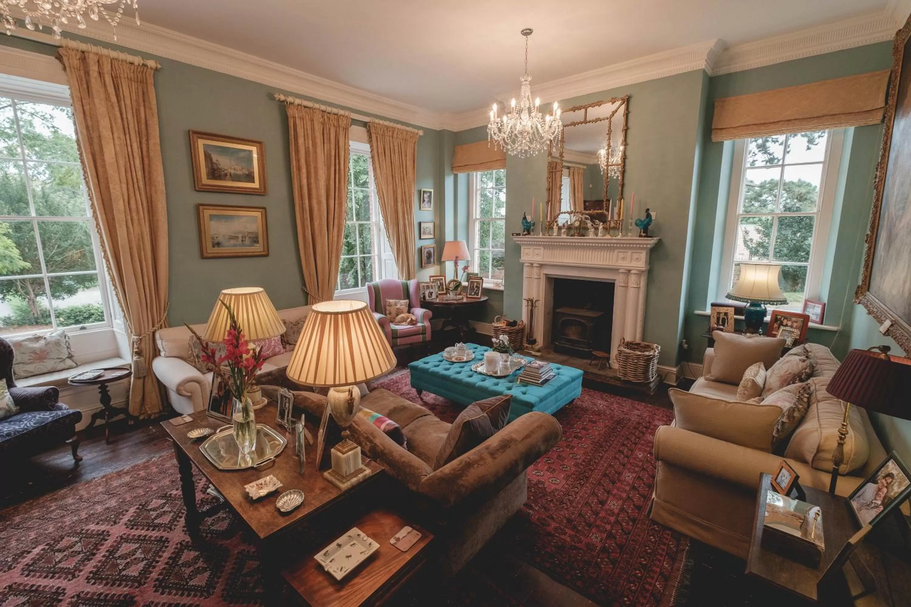 Living room in Breedon Hall