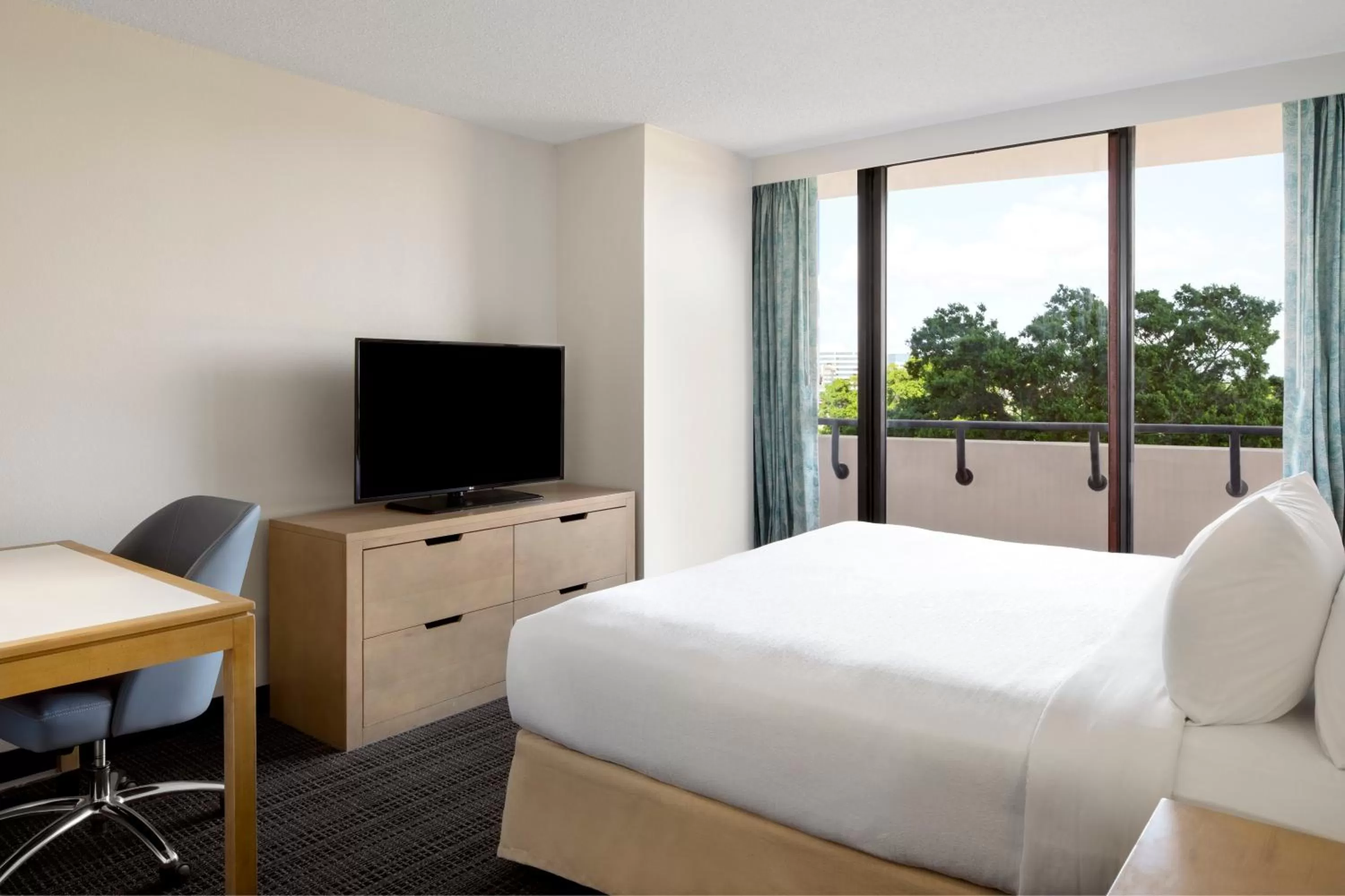 TV and multimedia, Bed in Embassy Suites by Hilton Tampa Airport Westshore