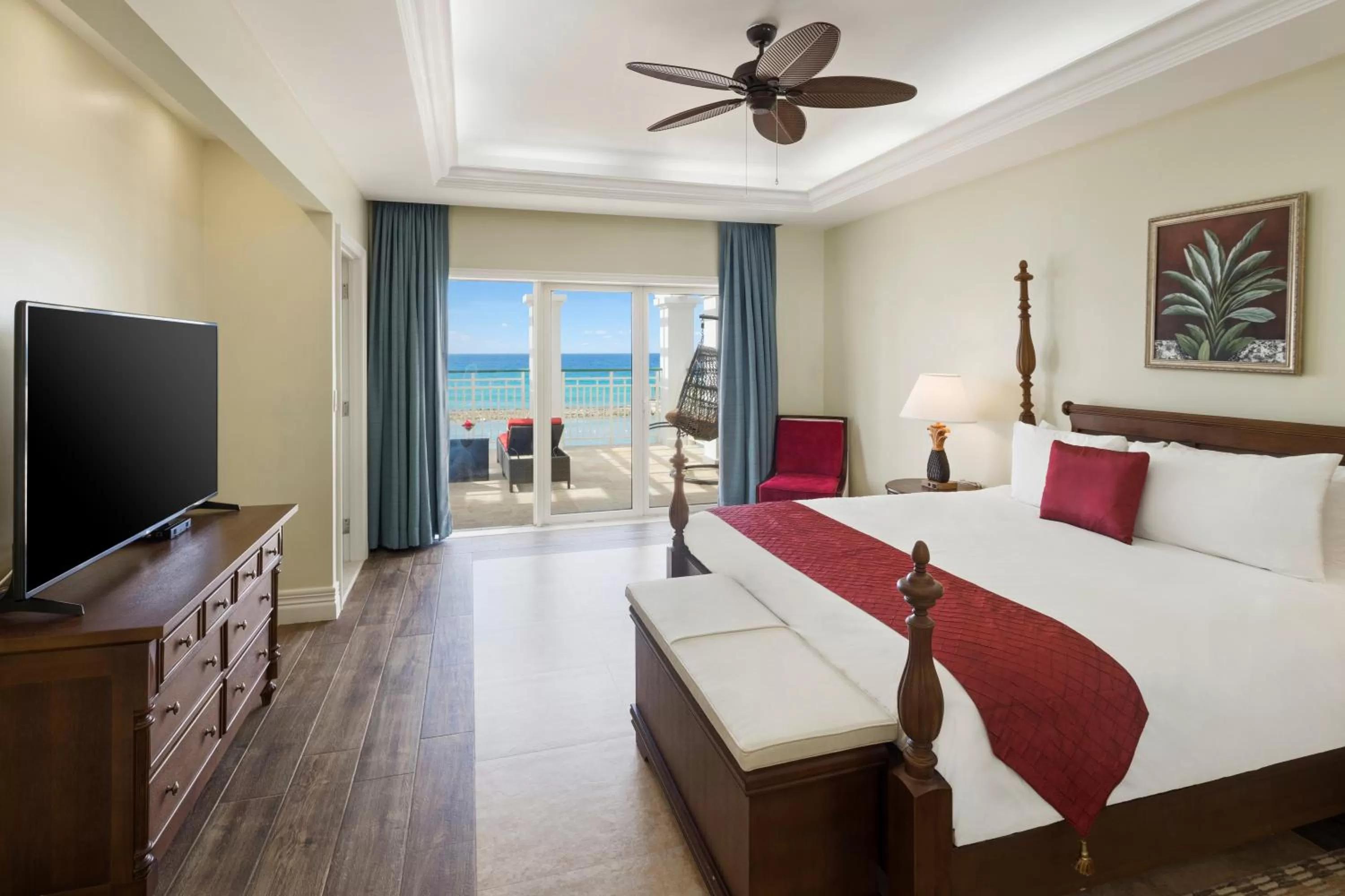 Bed in Jewel Grande Montego Bay Resort and Spa