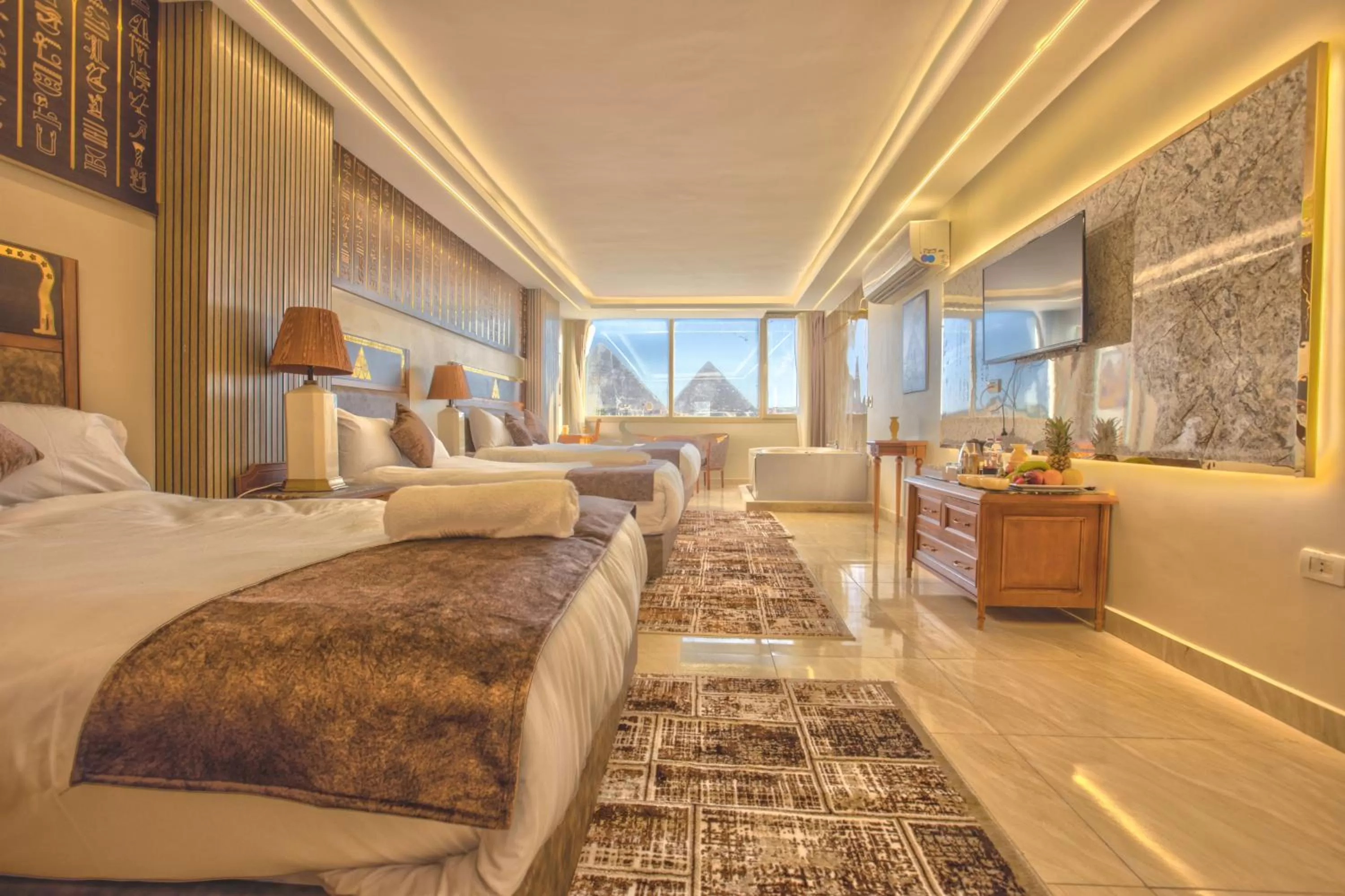 Bed in The Muse Pyramids