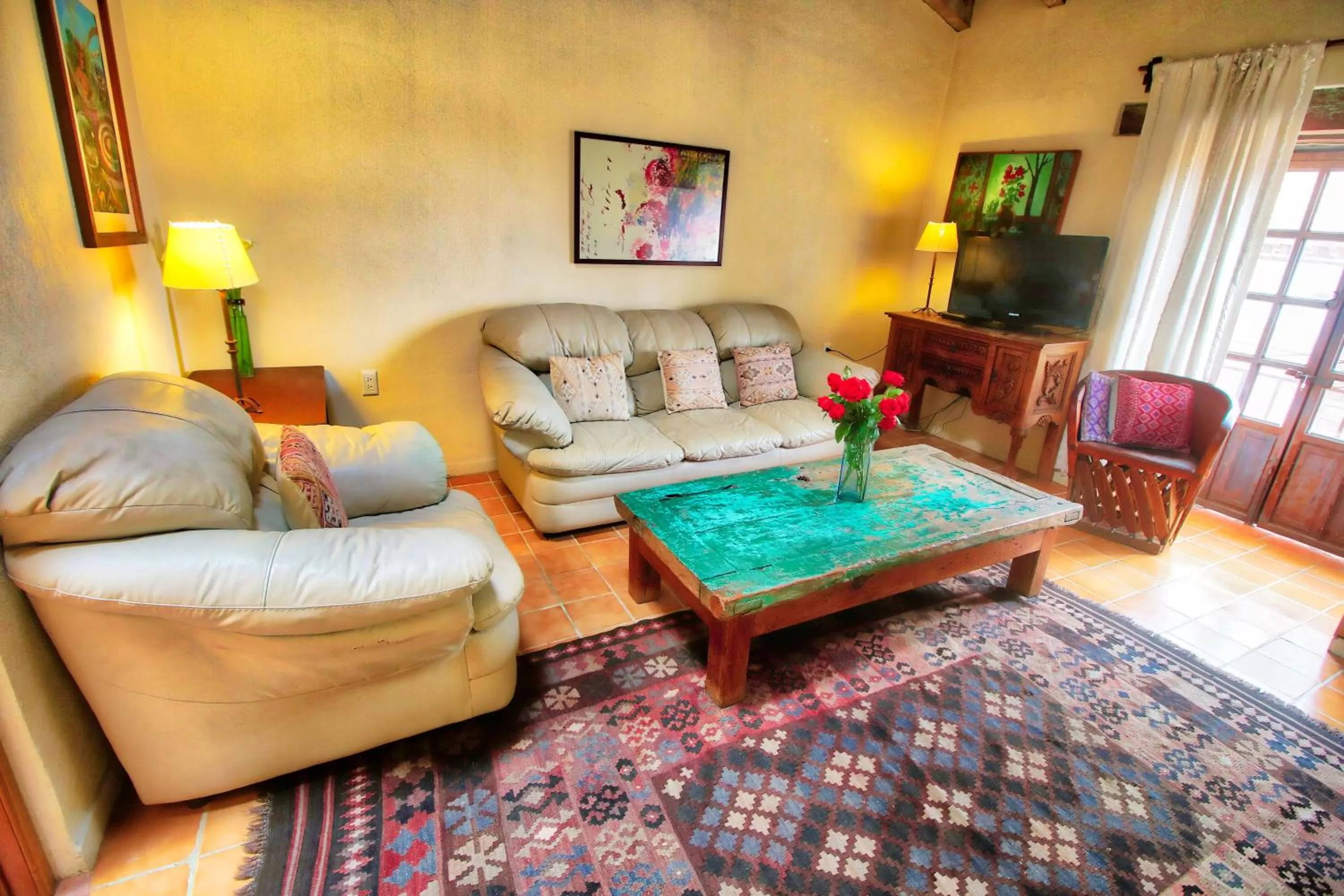 Seating area in Hotel Casa Encantada