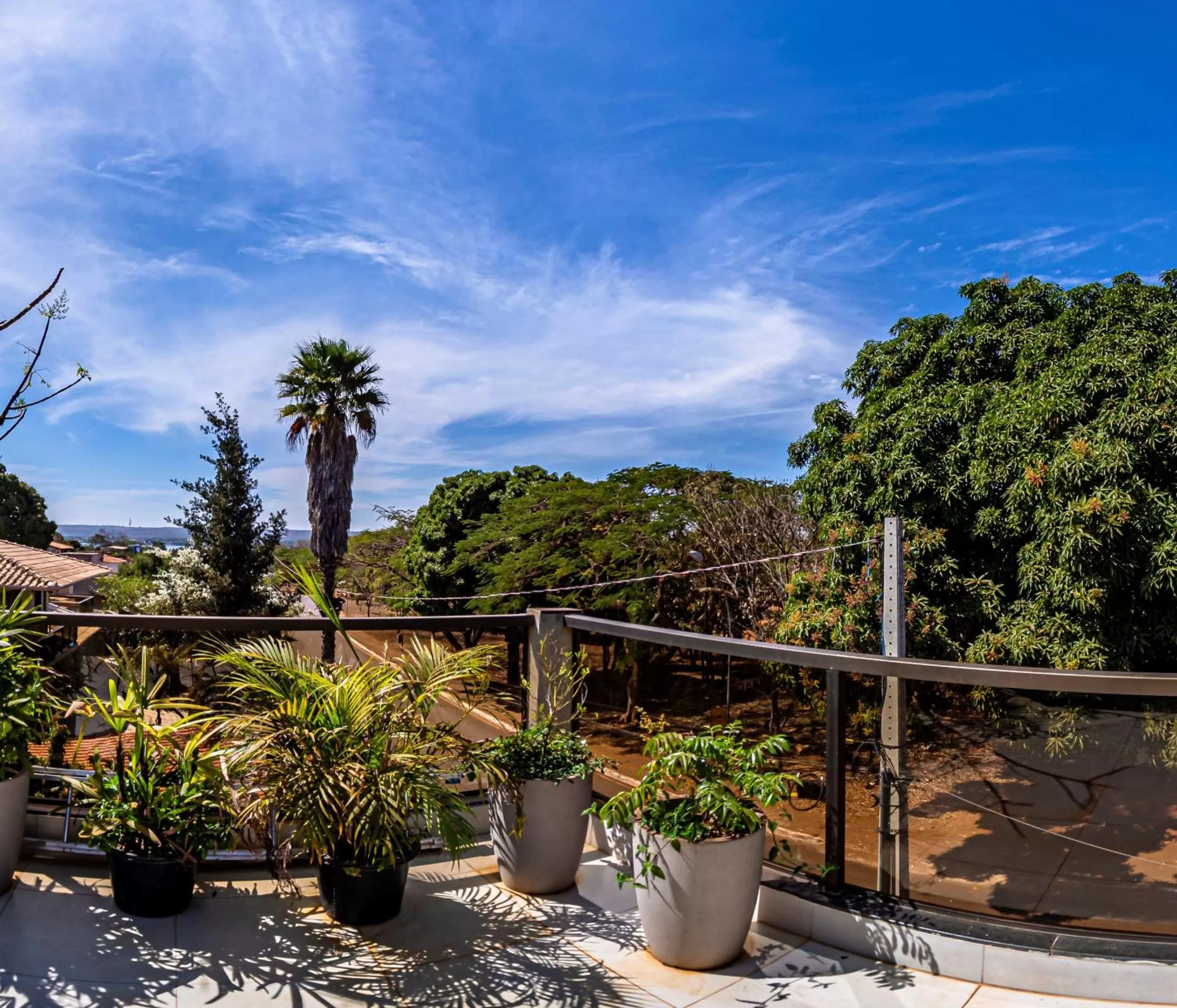 Balcony/Terrace in Pousada Jardim Brasília