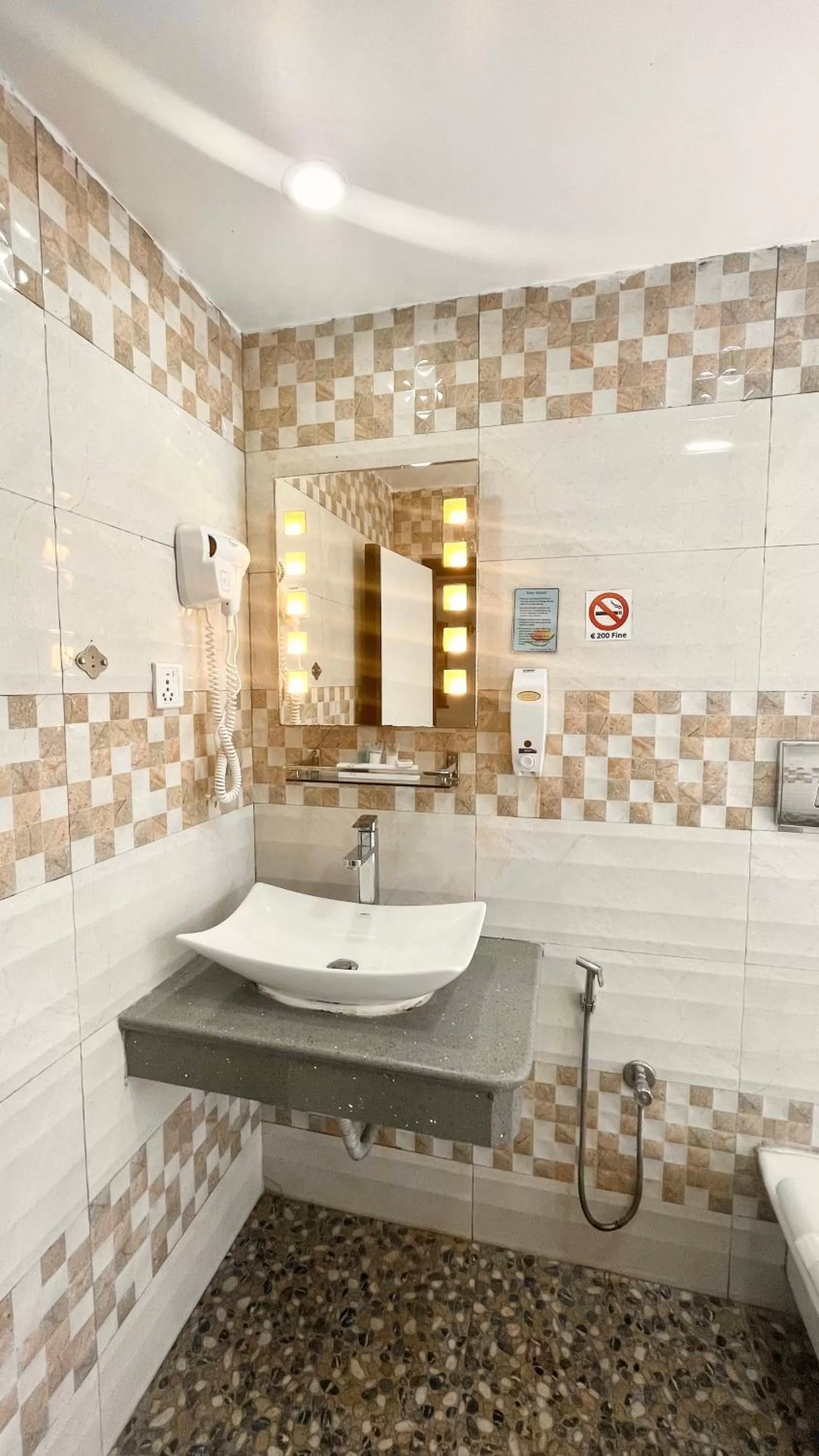 Toilet in Hotel M Square Pvt.Ltd