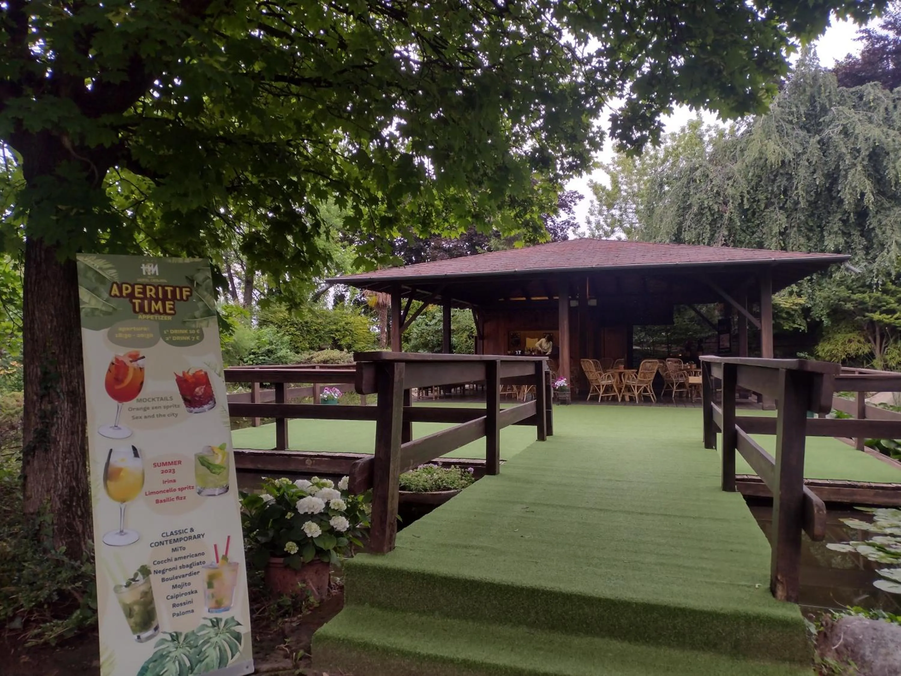 Garden view in Parc Hotel Casa Mia