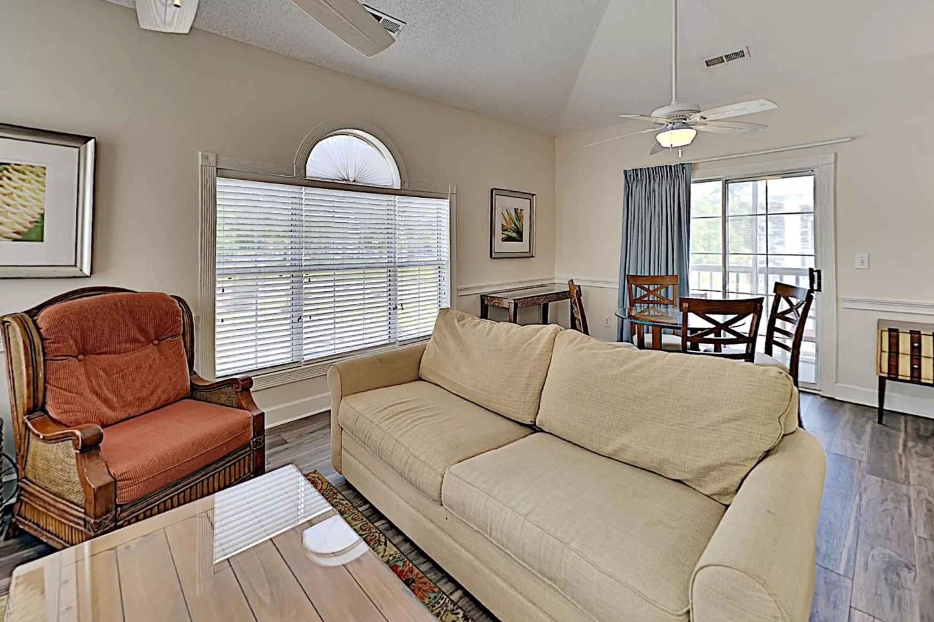 Living room in Myrtlewood Condos