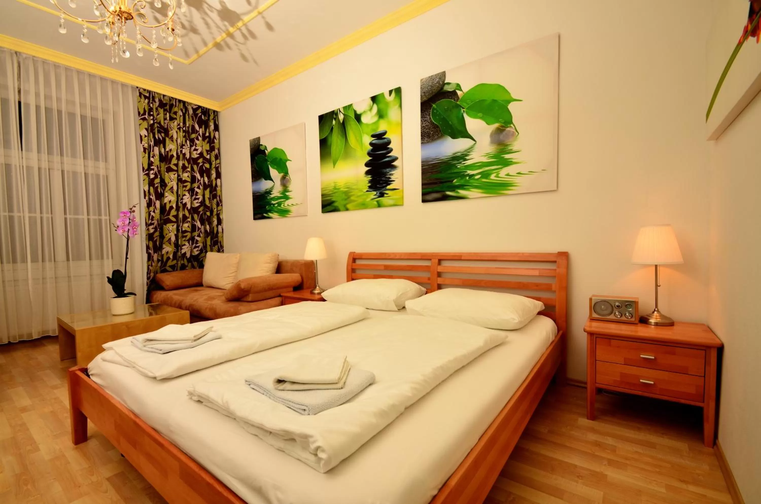 Bed in AJO Apartments - Messe City Flat - Self-Check-in