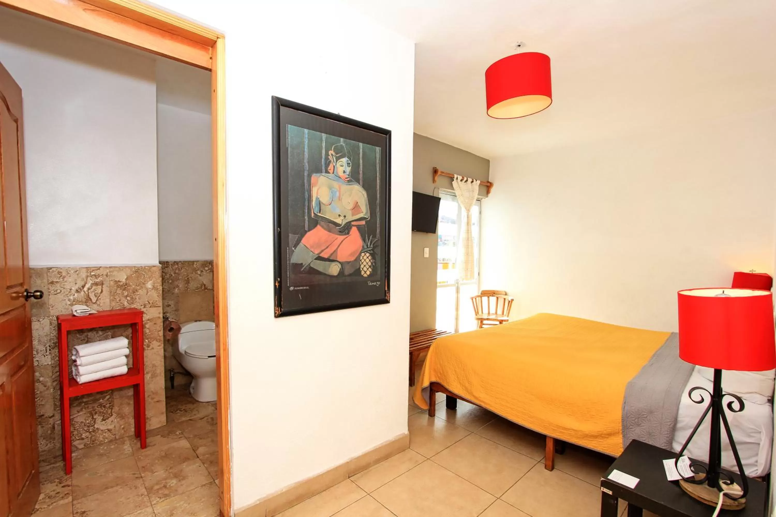 Bed in Hotel Real Guanajuato