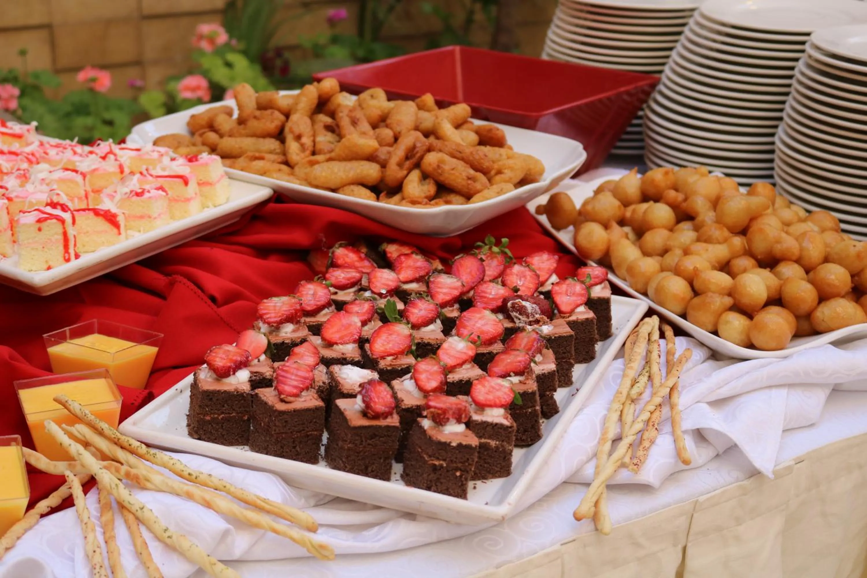 Food and drinks in Olive Tree Amman