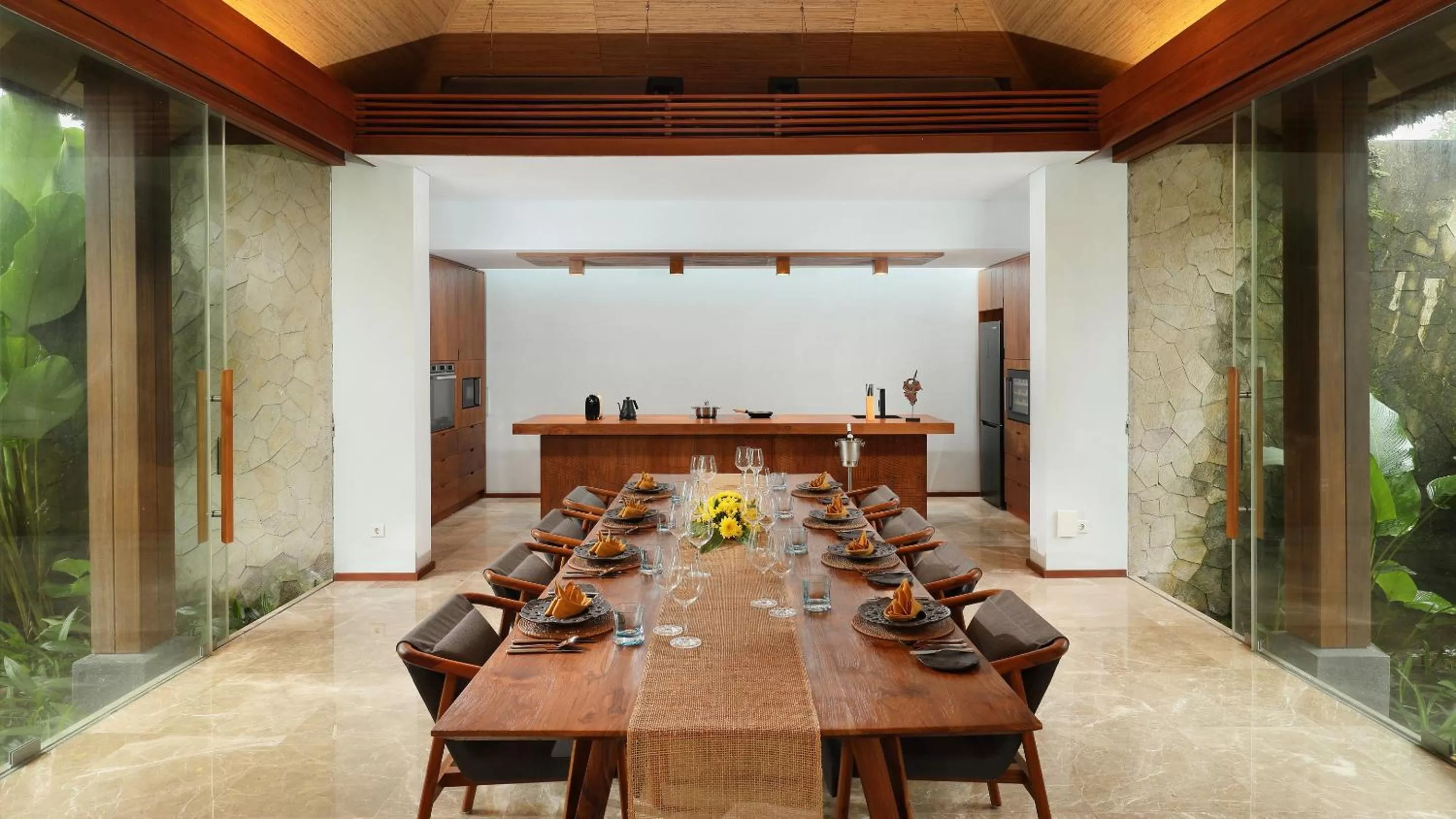 Dining area in Maya Ubud Resort & Spa