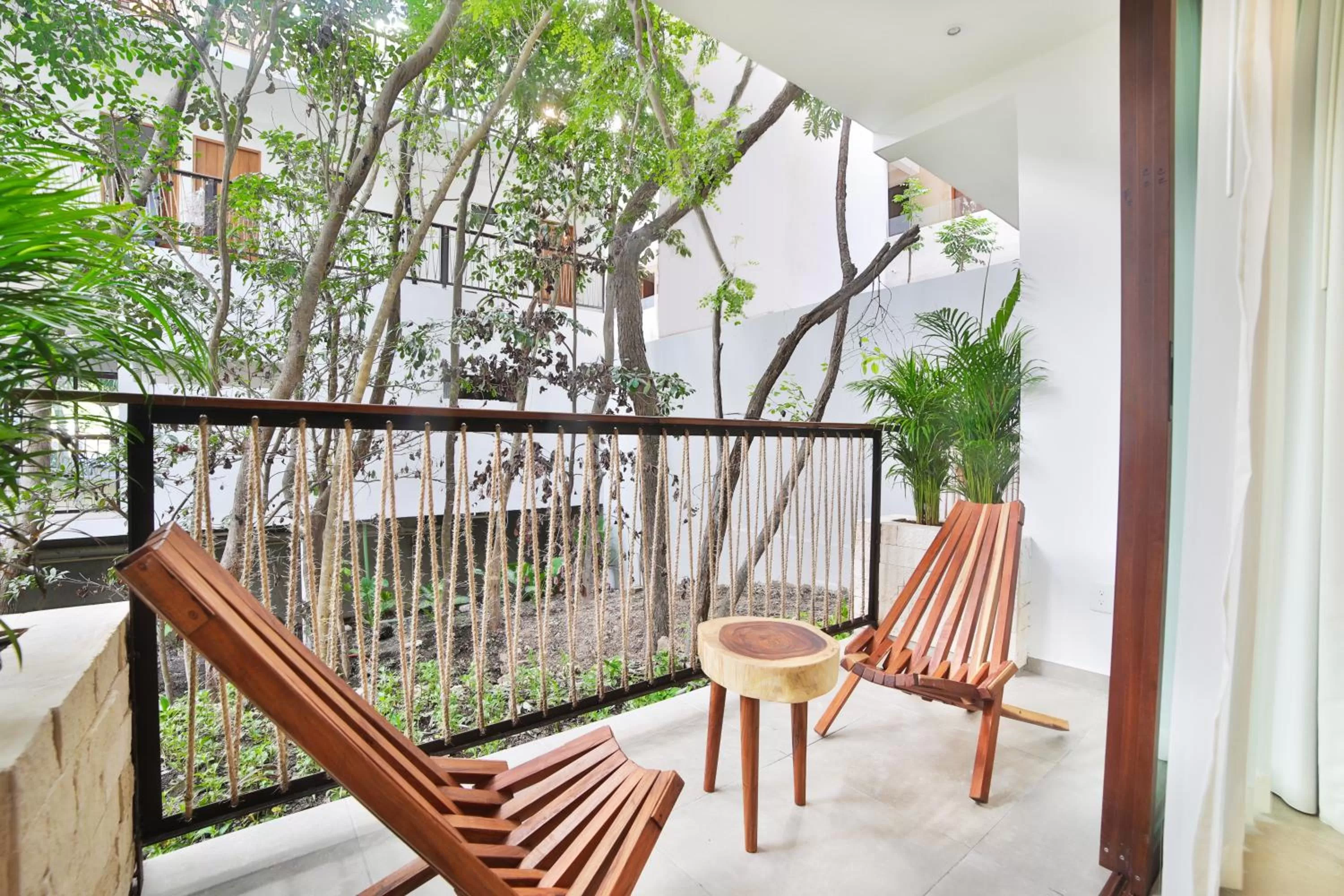 Balcony/Terrace in Hotel Blanco Tulum Adults Only