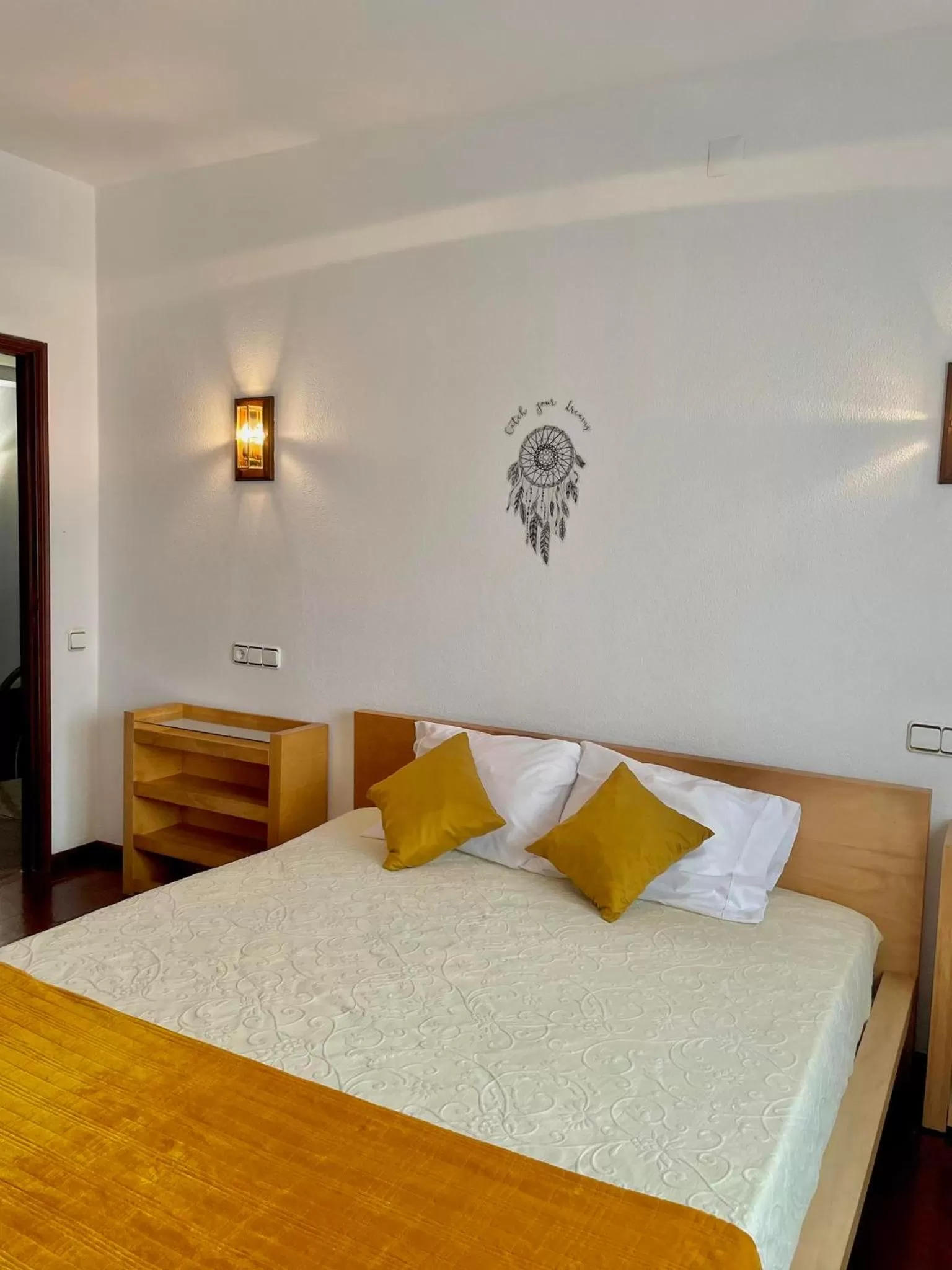 Bed in Alojamento Thermal Romano