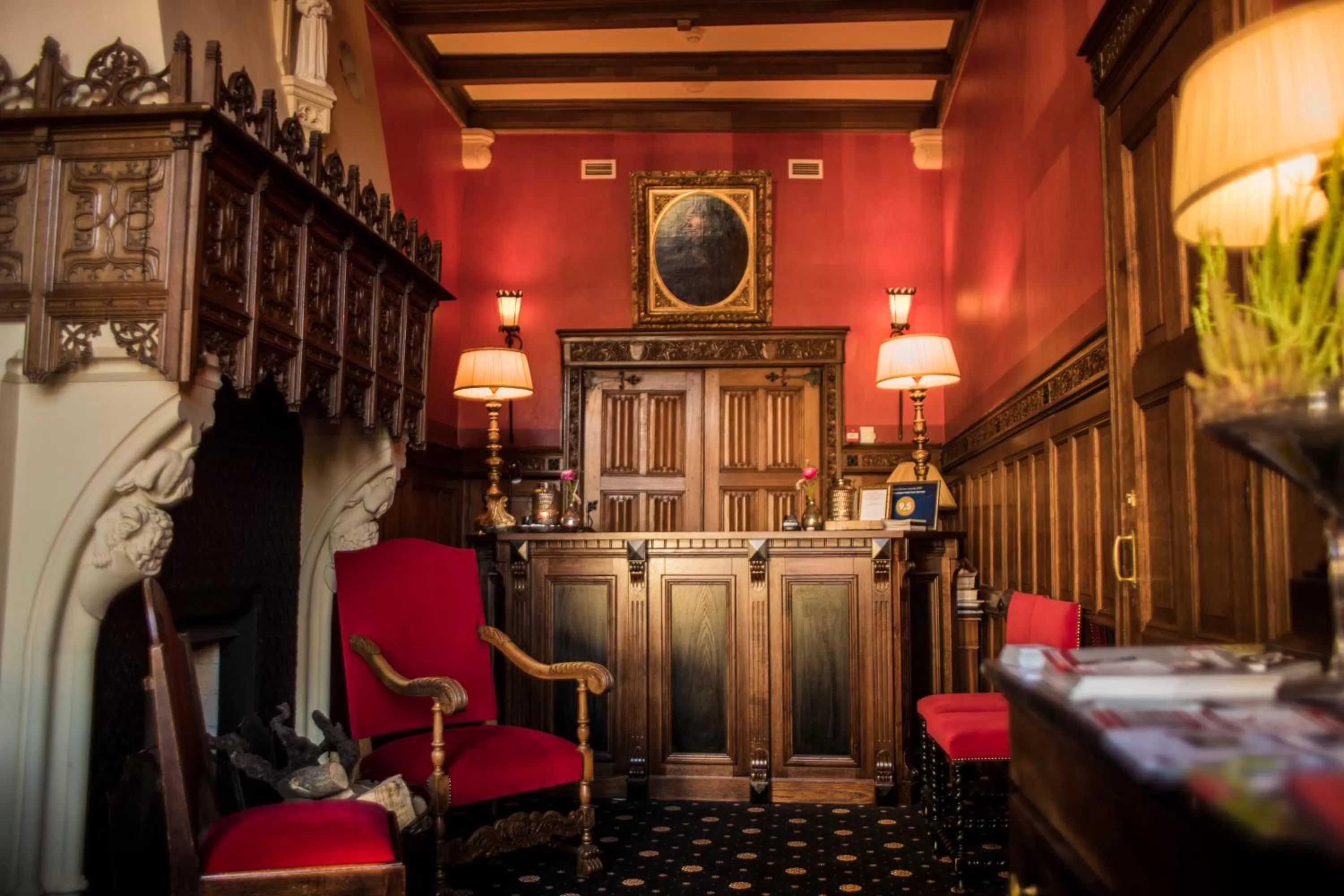 Lobby or reception in Grand Boutique Hotel-Restaurant Huis Vermeer