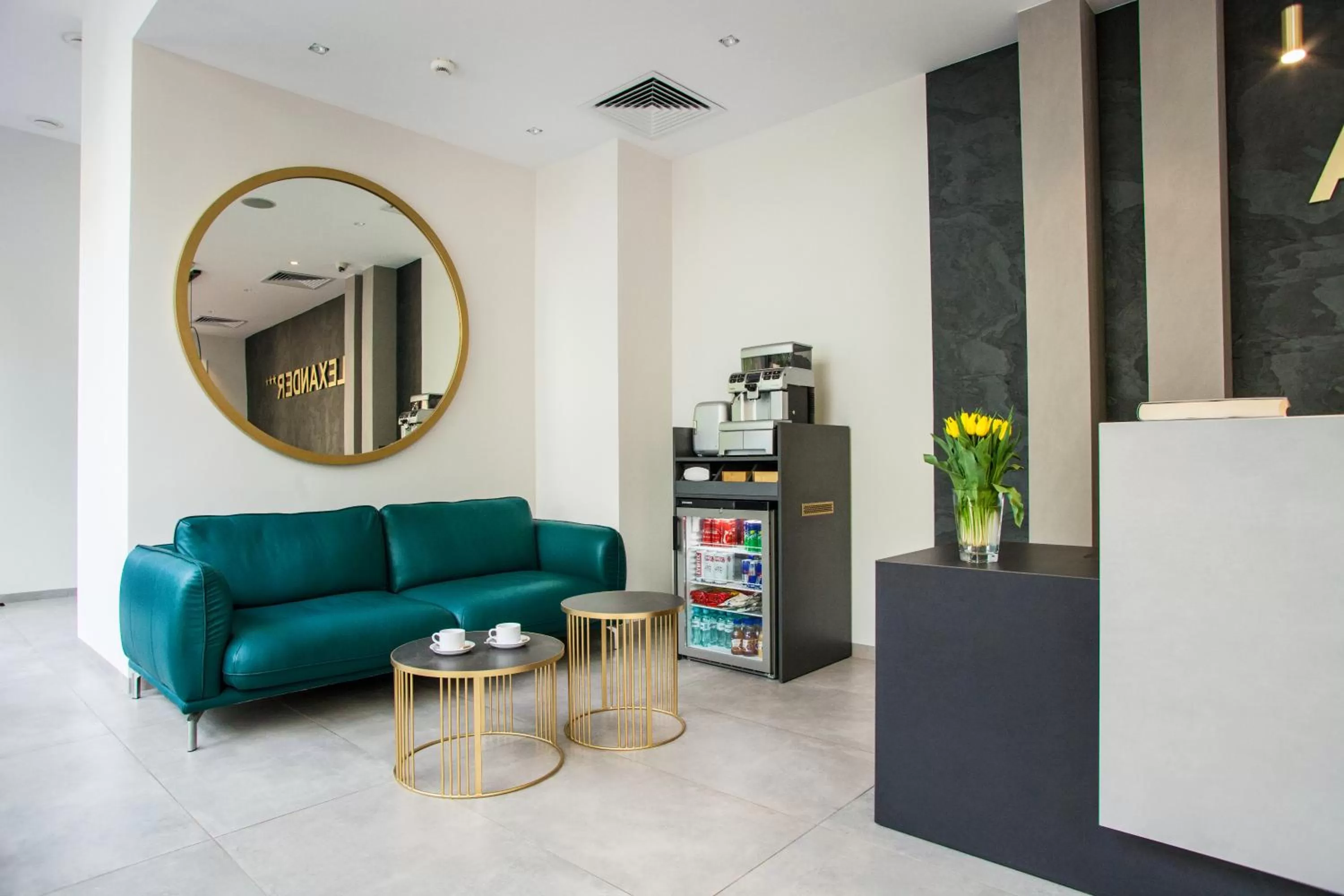 Lobby or reception in Hotel Alexander