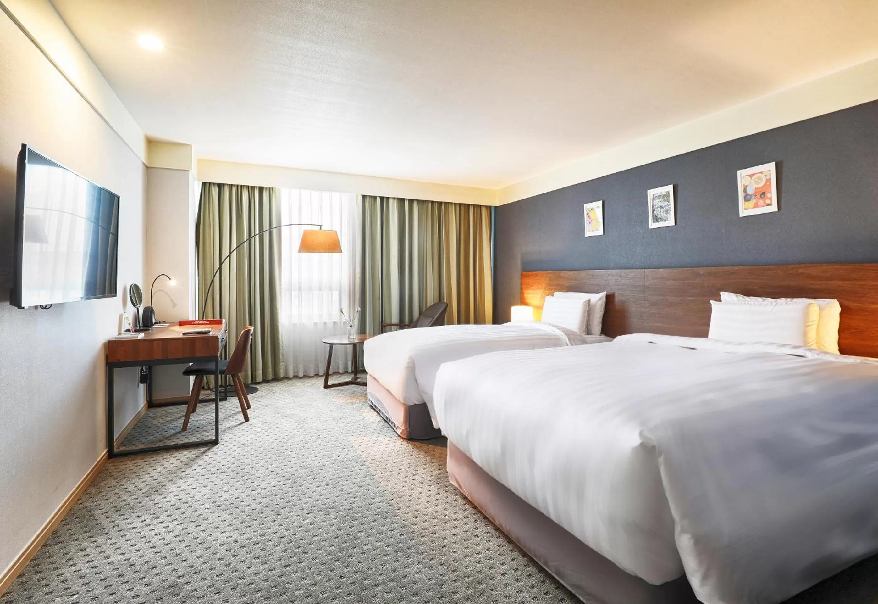 Bed in Best Western Premier Incheon Airport Hotel