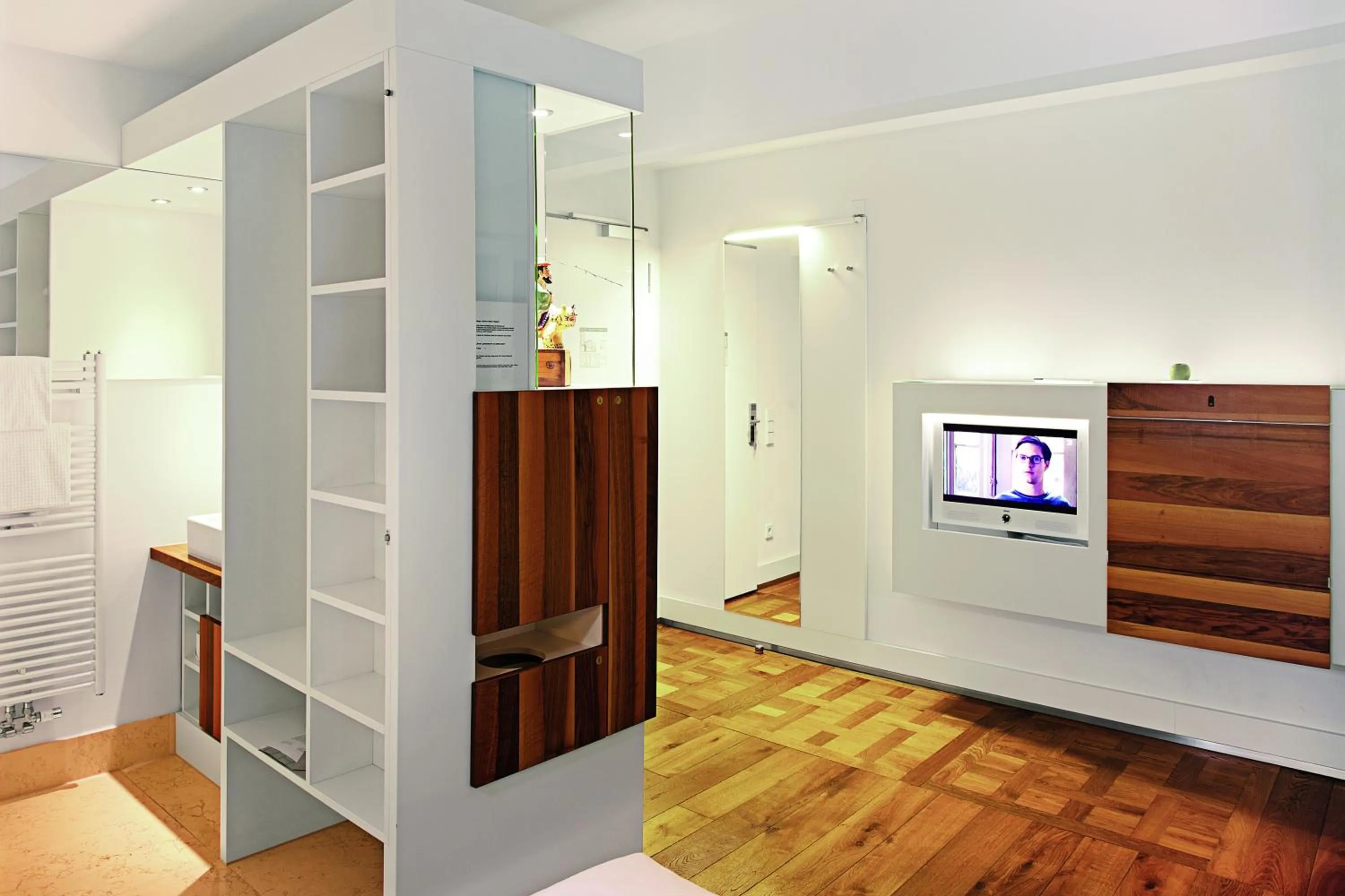 Photo of the whole room in HOPPER Hotel St. Josef