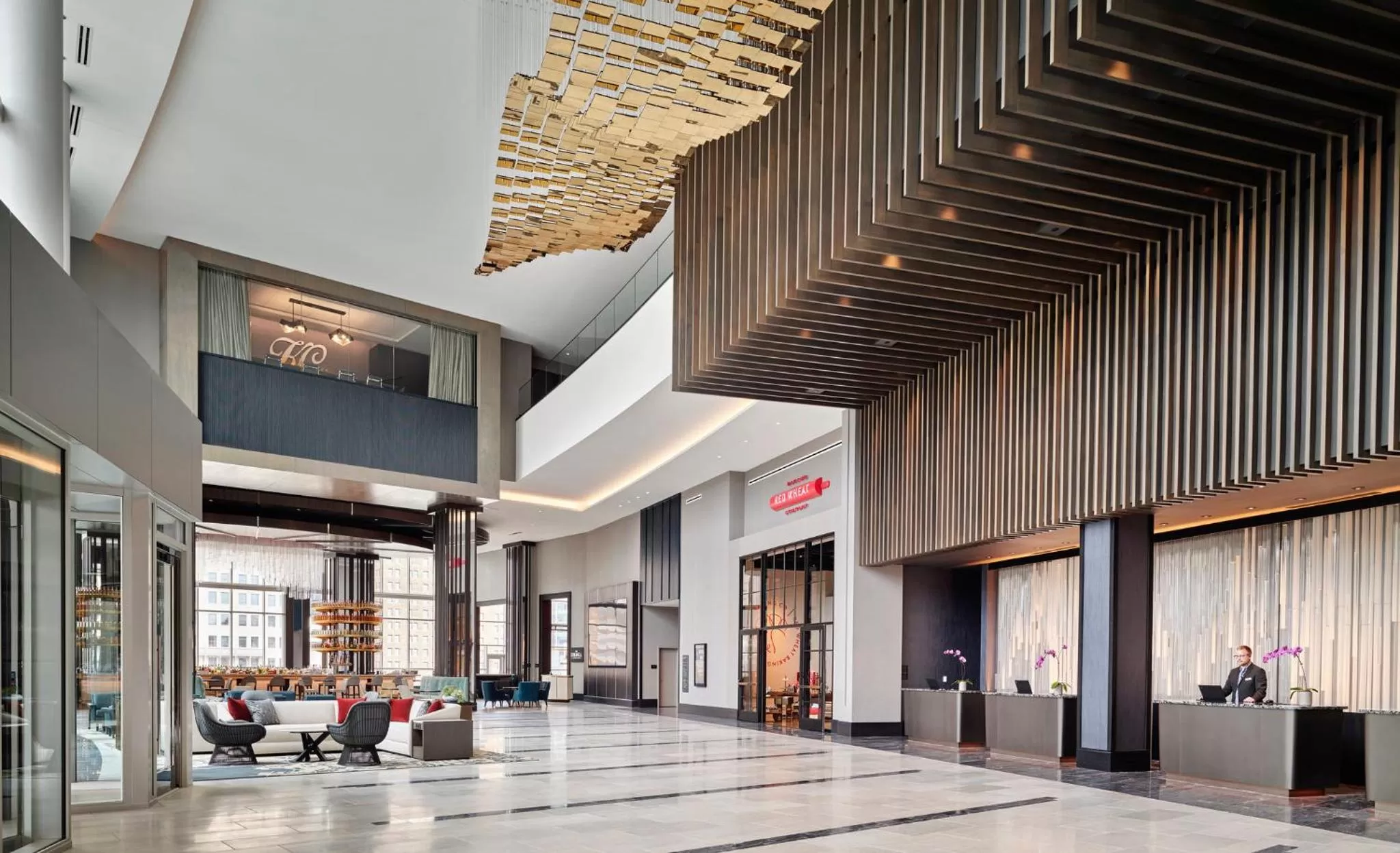 Lobby or reception in Loews Kansas City