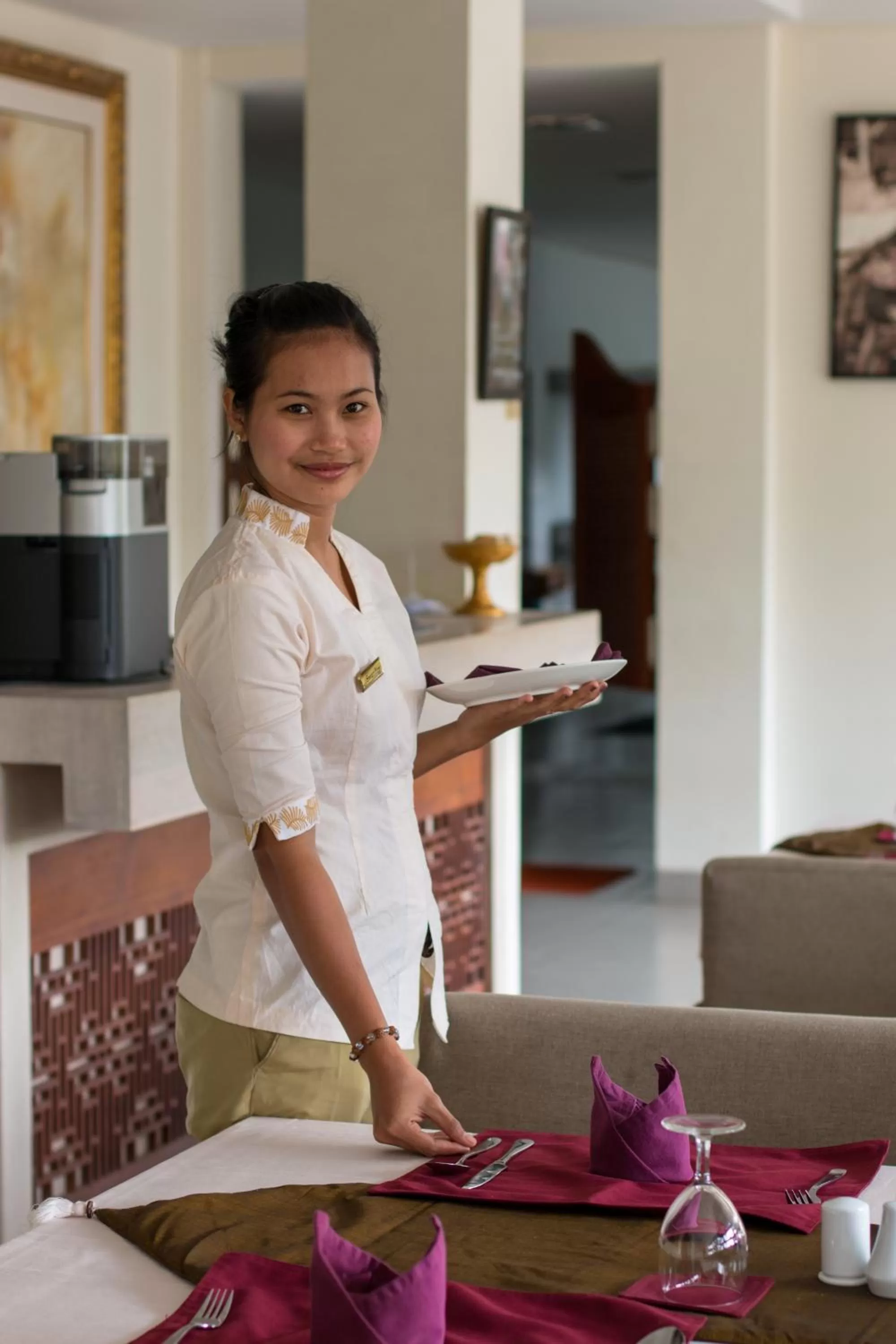 Staff in Labak River Hotel by EPS