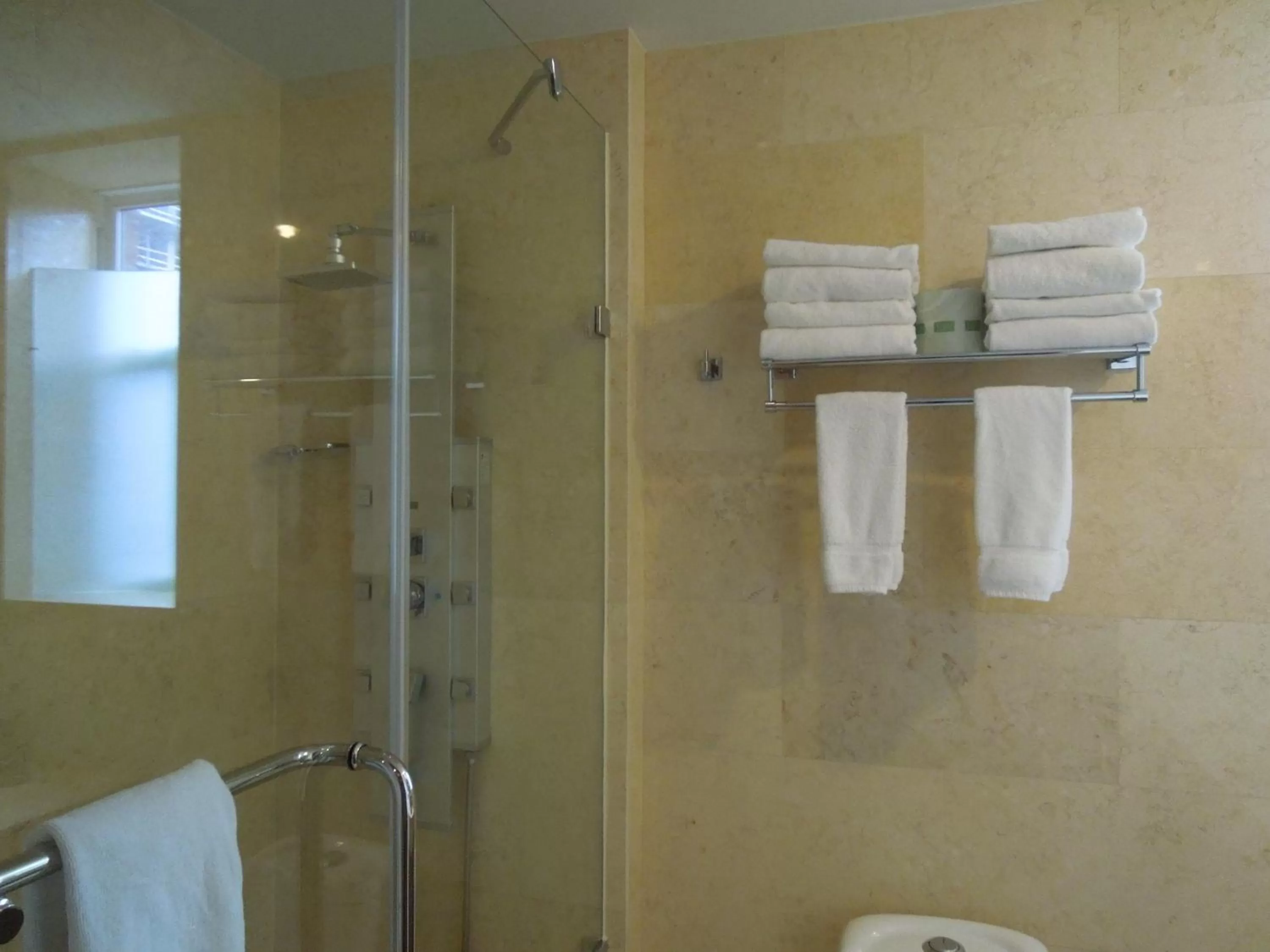 Shower in The Eldon Luxury Suites