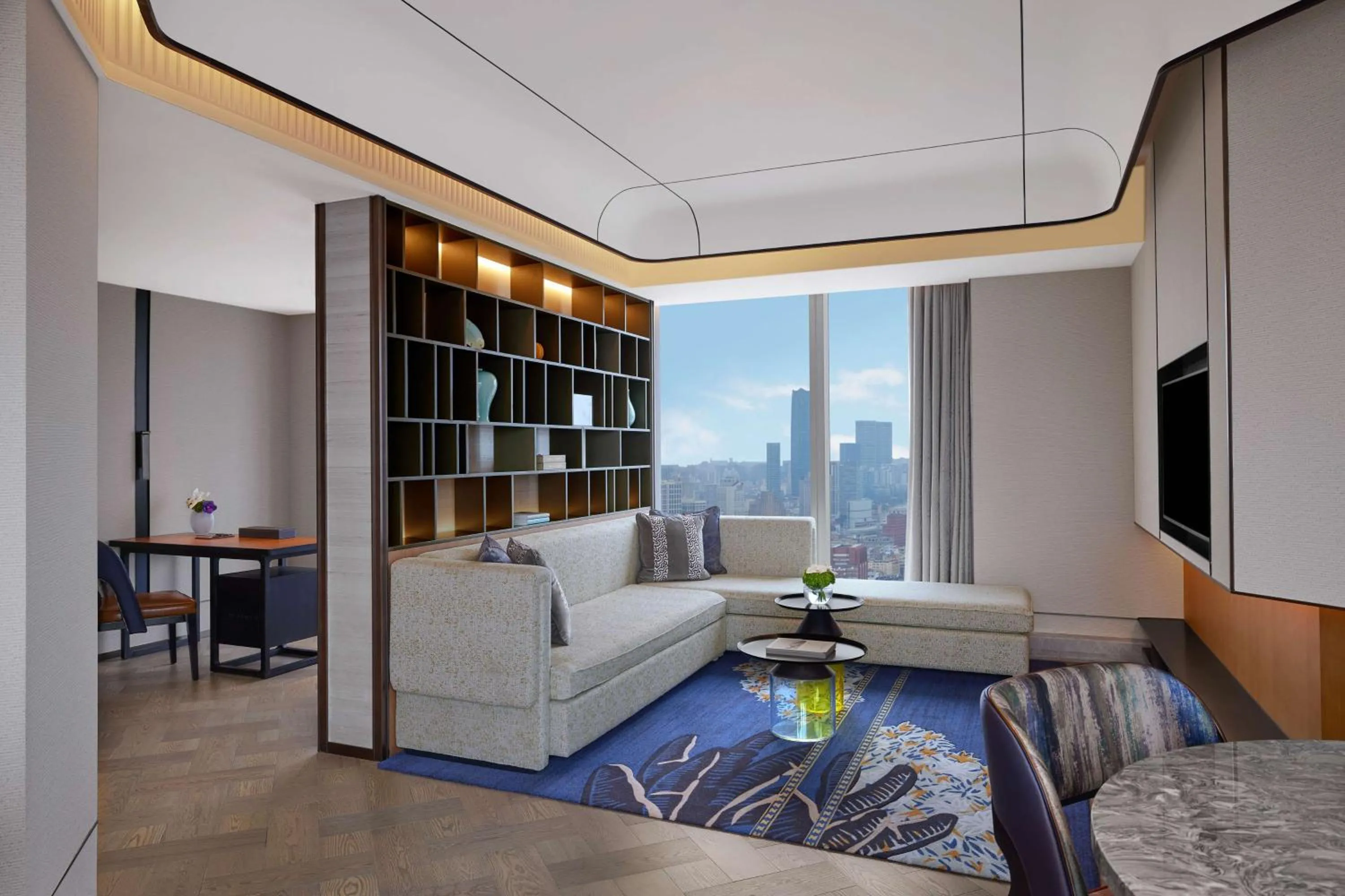Living room in Conrad Shanghai