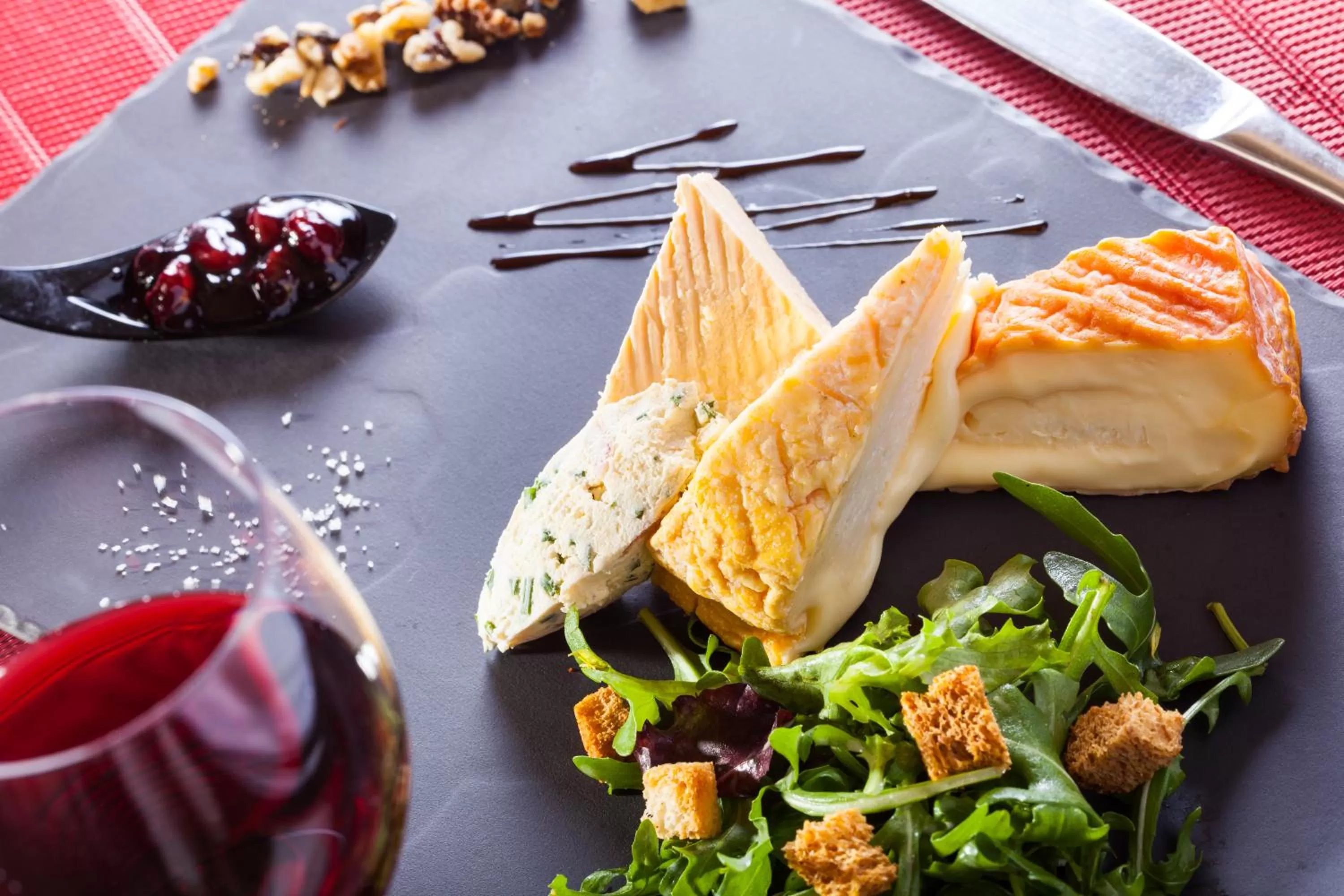 Food close-up in Logis Hostellerie D'Aussois