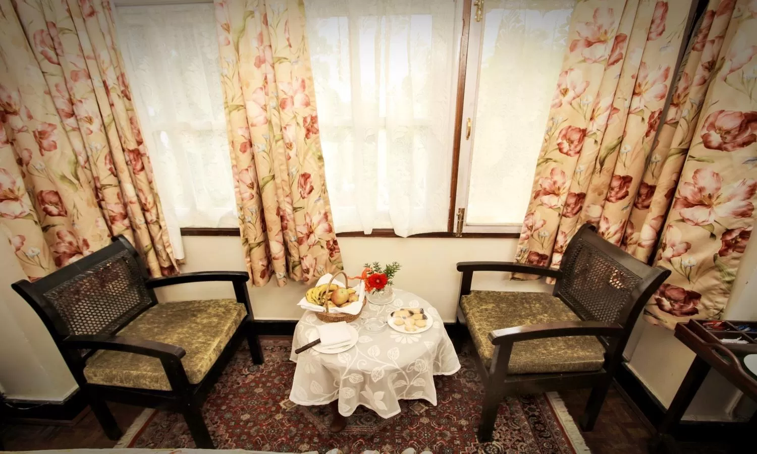 Seating area in Windamere Hotel - A Colonial Heritage