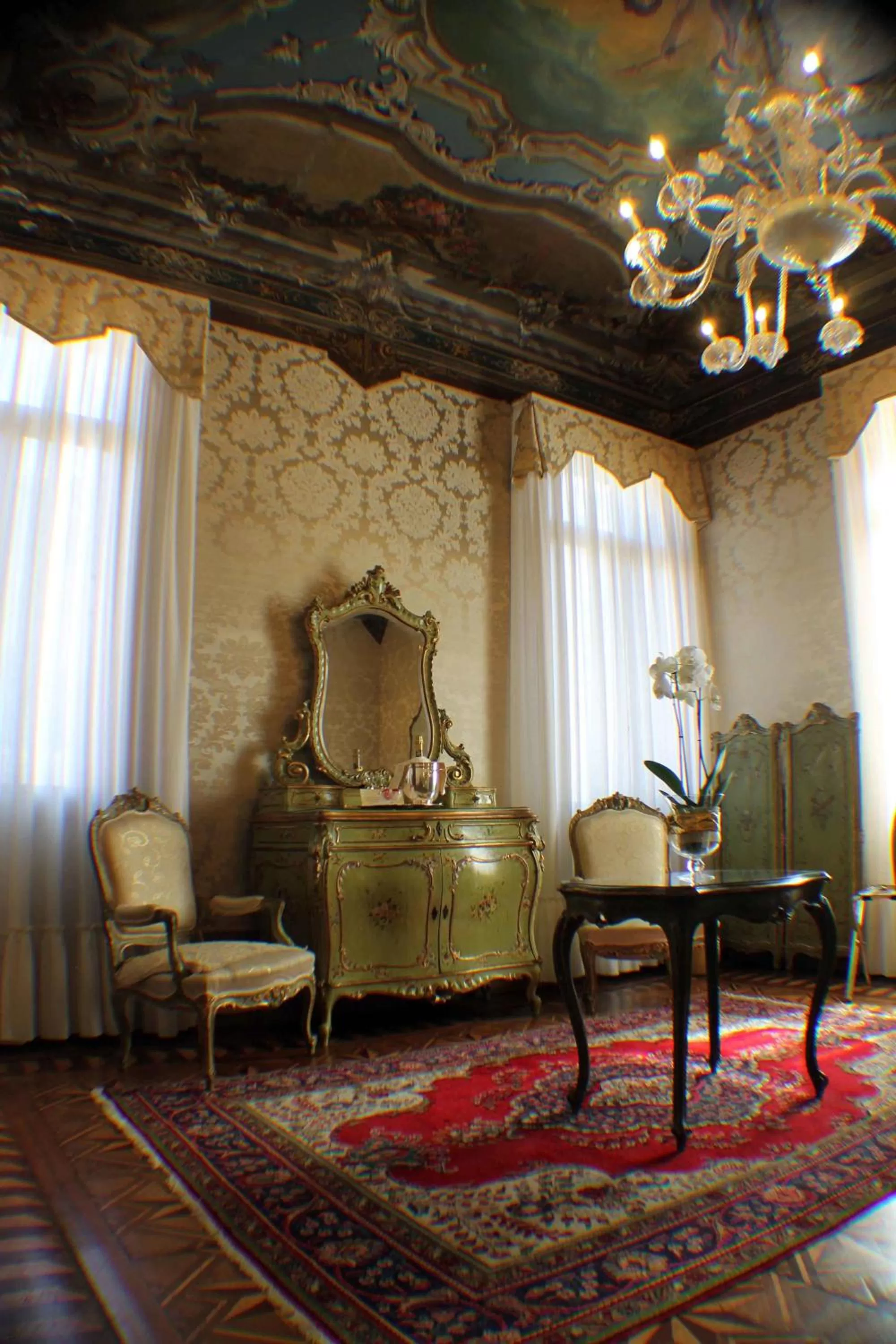 Seating area in Hotel Palazzo Abadessa