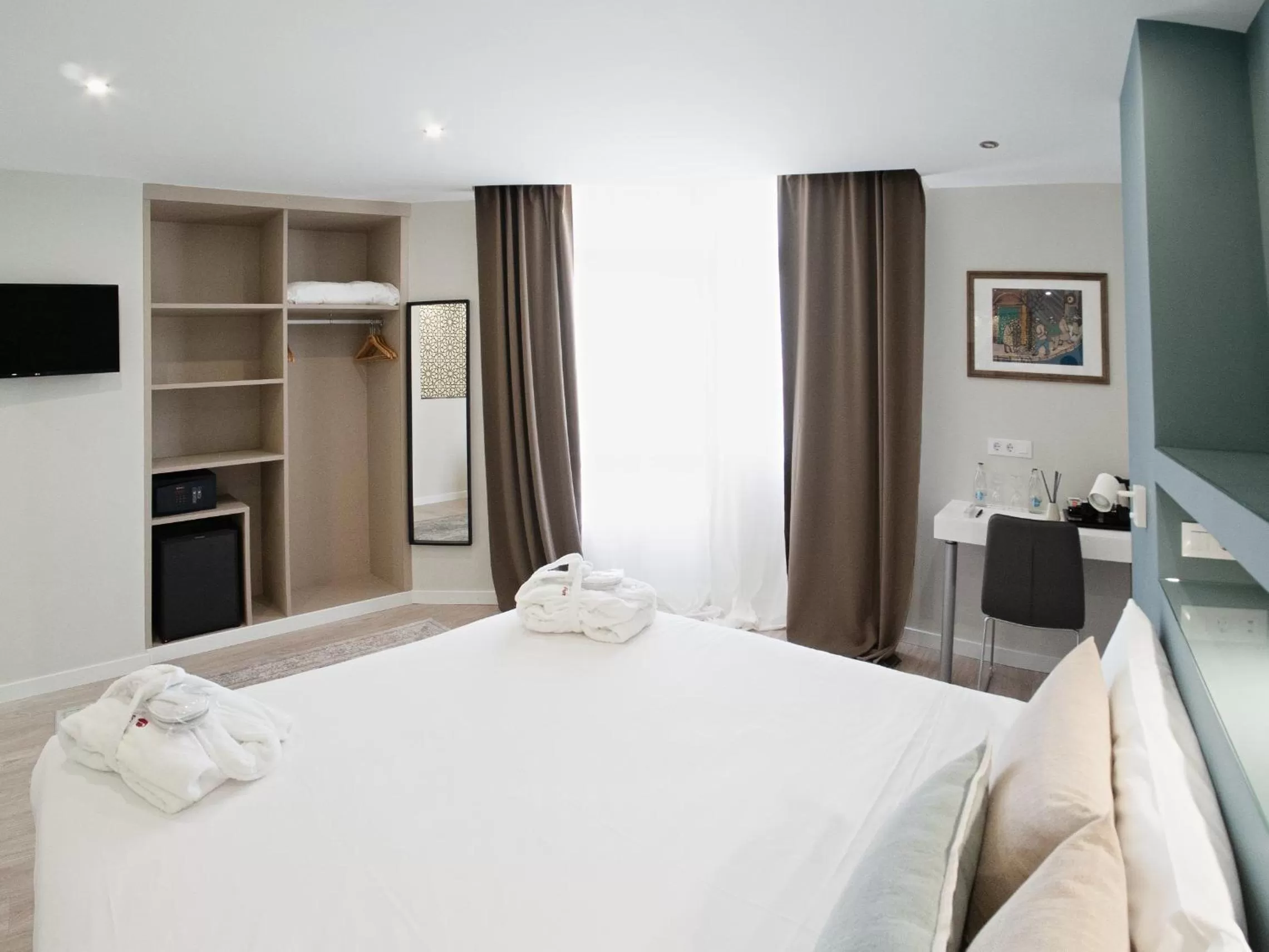 Bedroom, Bed in Hotel Pasarela