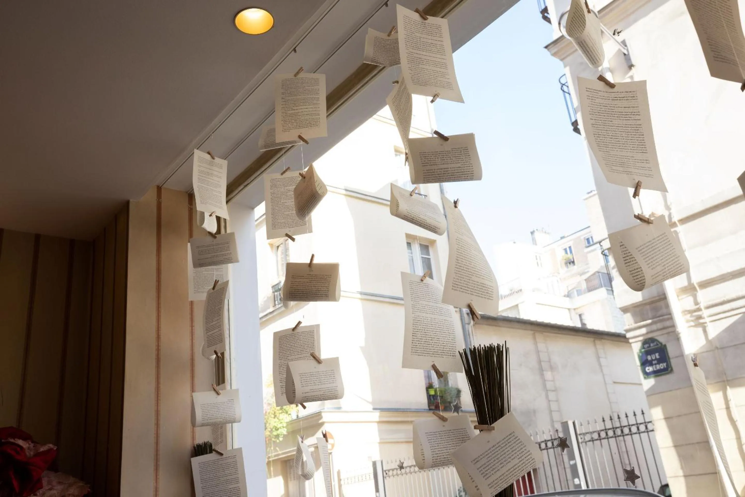 Decorative detail in Hôtel du Théâtre by Patrick Hayat