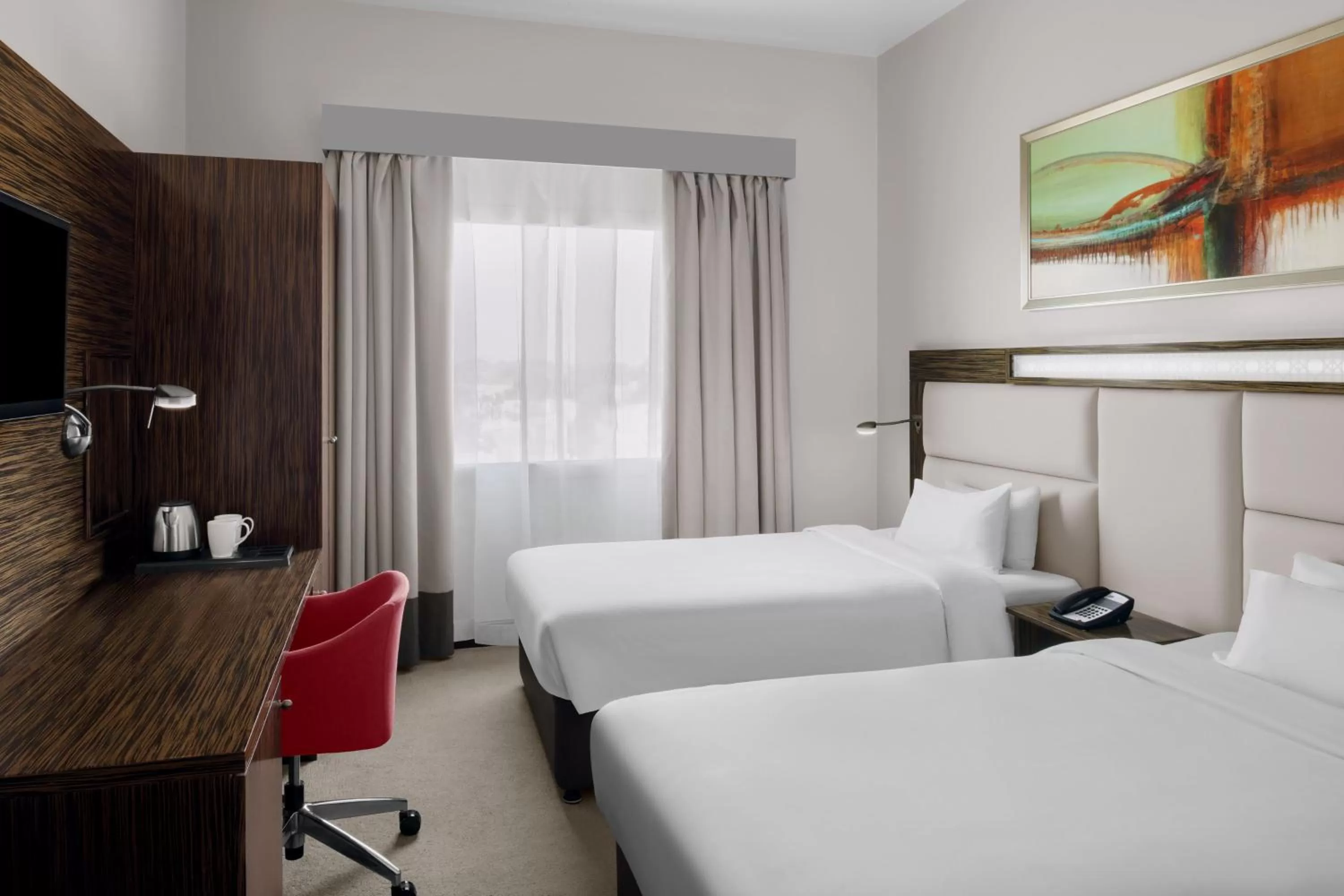 Photo of the whole room, Bed in Holiday Inn Express Dubai Internet City by IHG