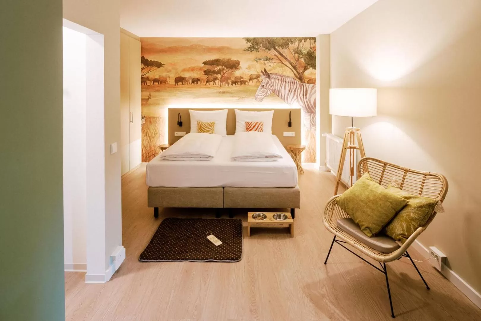 Photo of the whole room, Bed in Hotel am Zoo