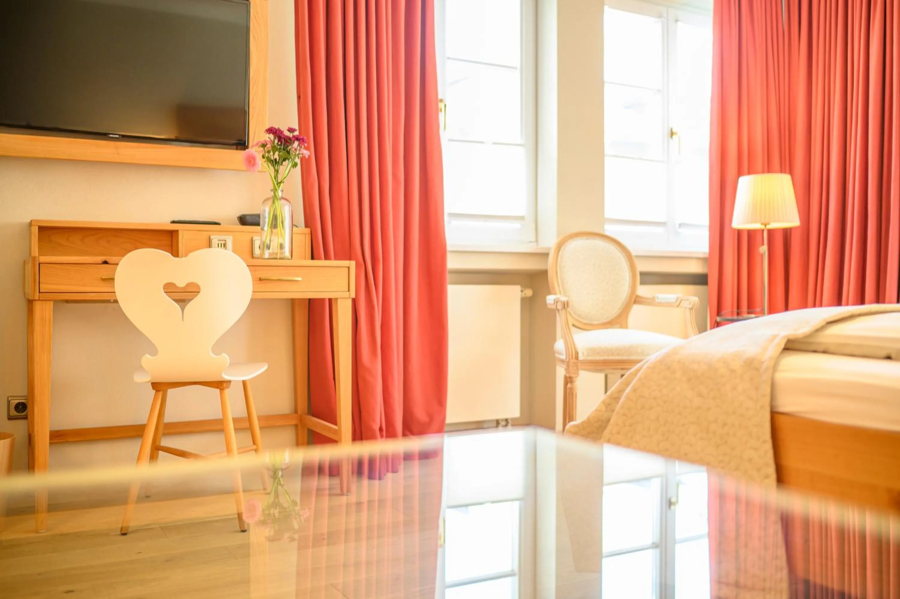 Photo of the whole room, Bed in Biohotel Garmischer Hof